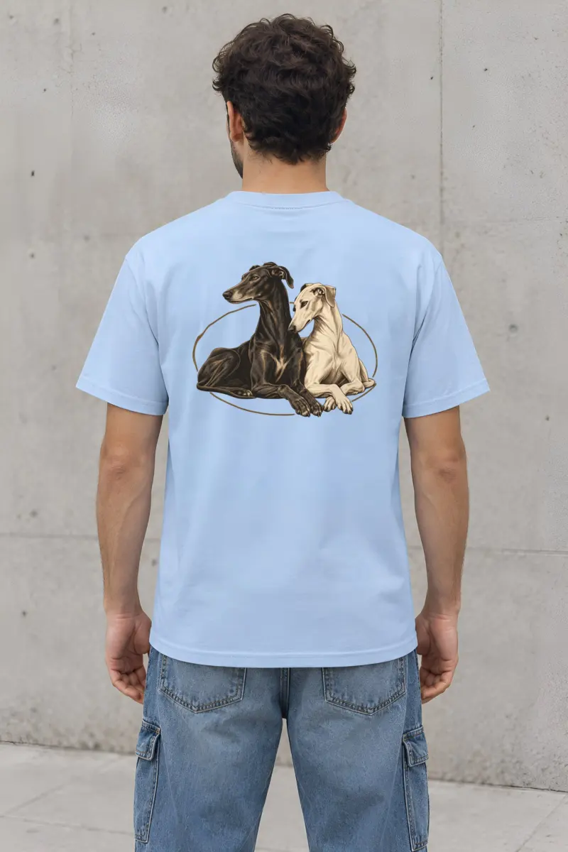 "Quiet Greyhounds" Heavyweight Unisex Crewneck T-shirt