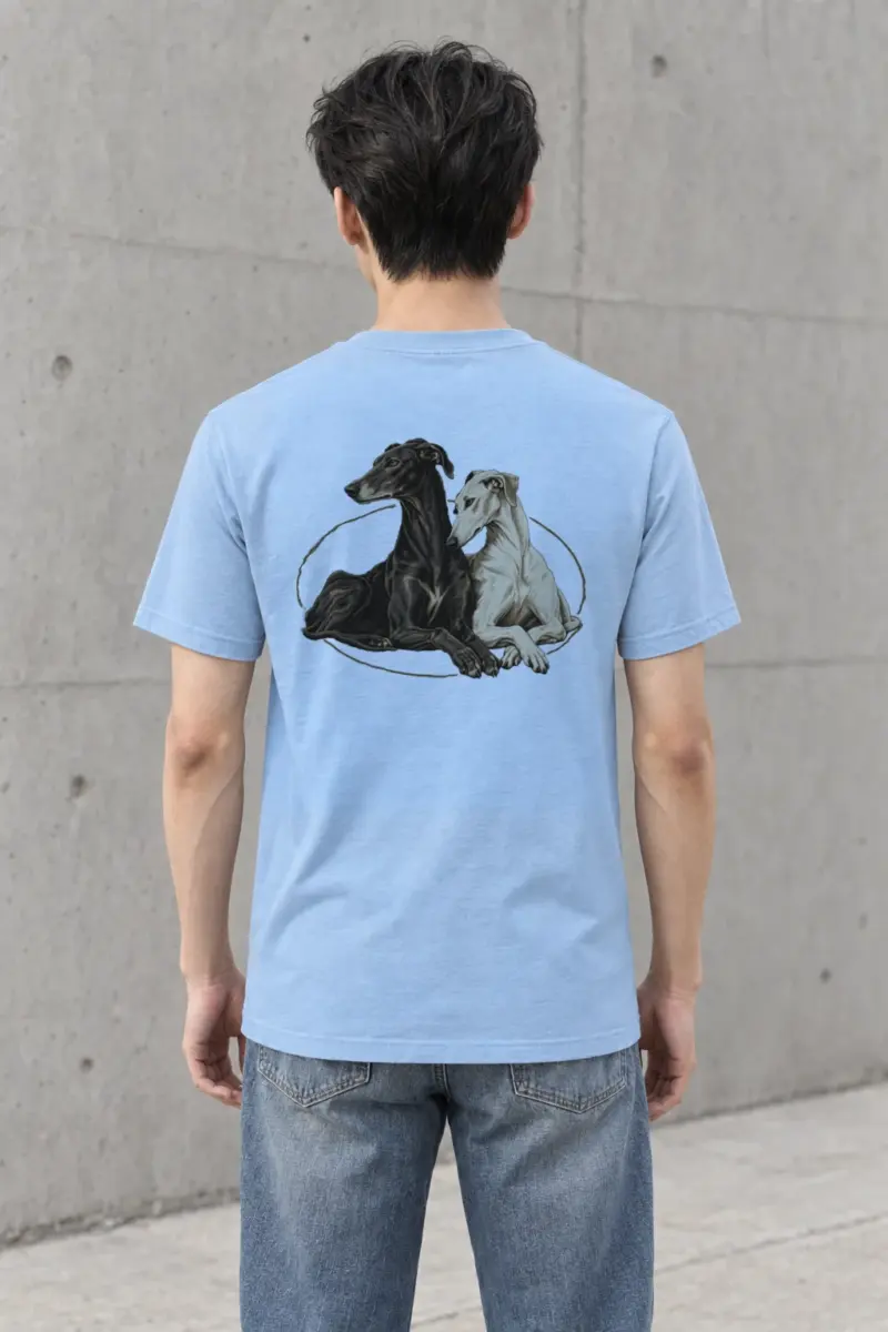 "Quiet Greyhounds" Heavyweight Unisex Crewneck T-shirt