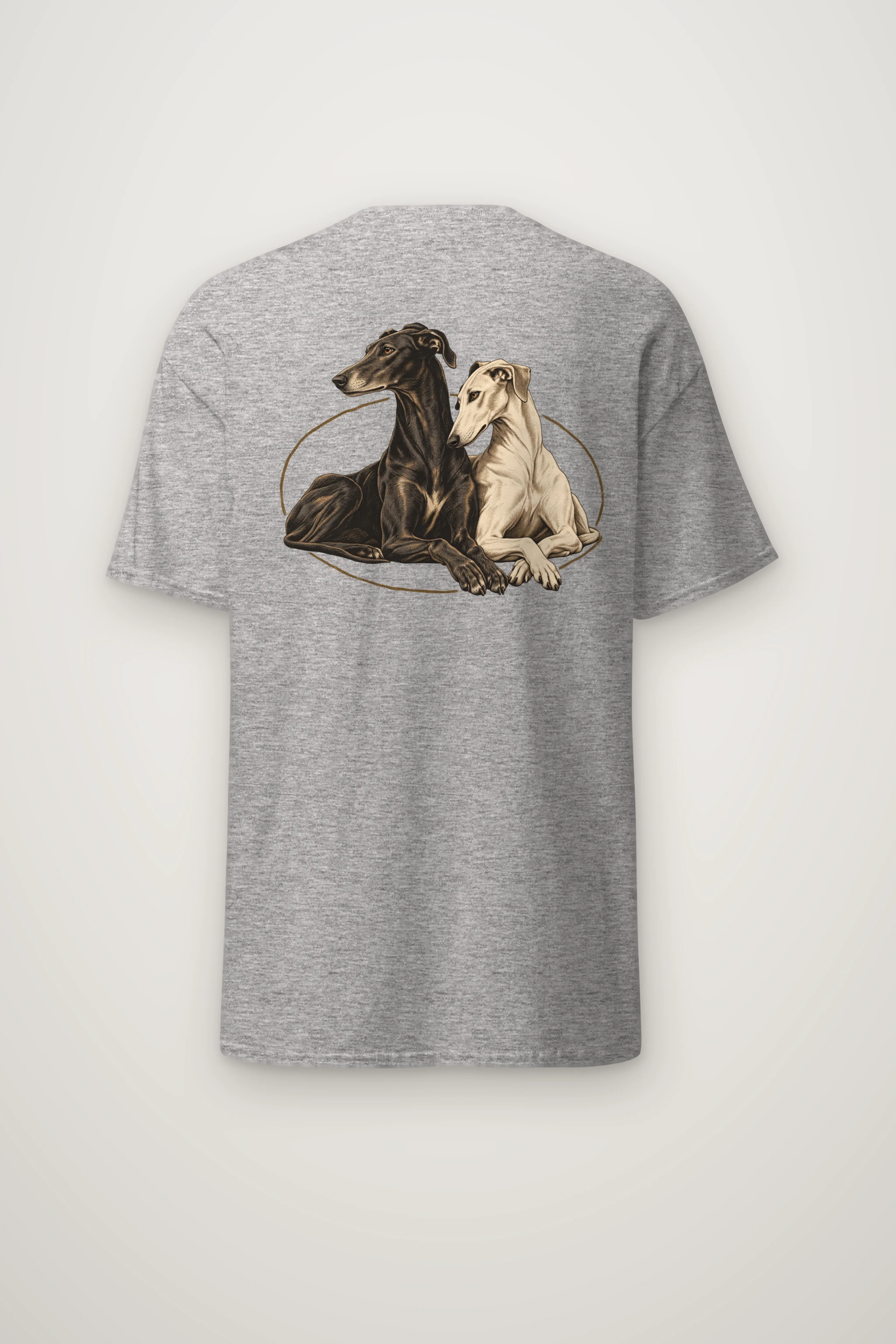 "Quiet Greyhounds" Heavyweight Unisex Crewneck T-shirt