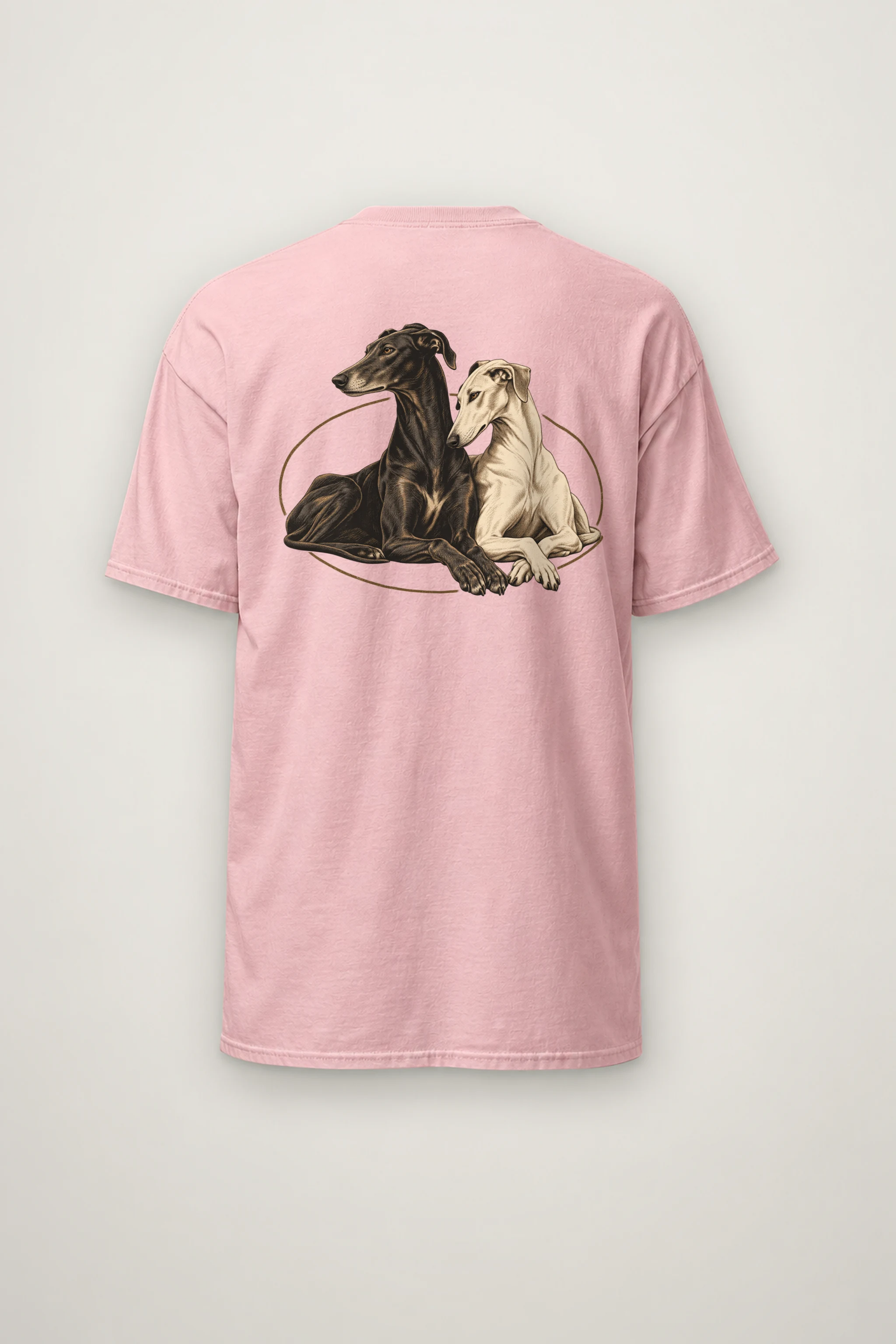 "Quiet Greyhounds" Heavyweight Unisex Crewneck T-shirt