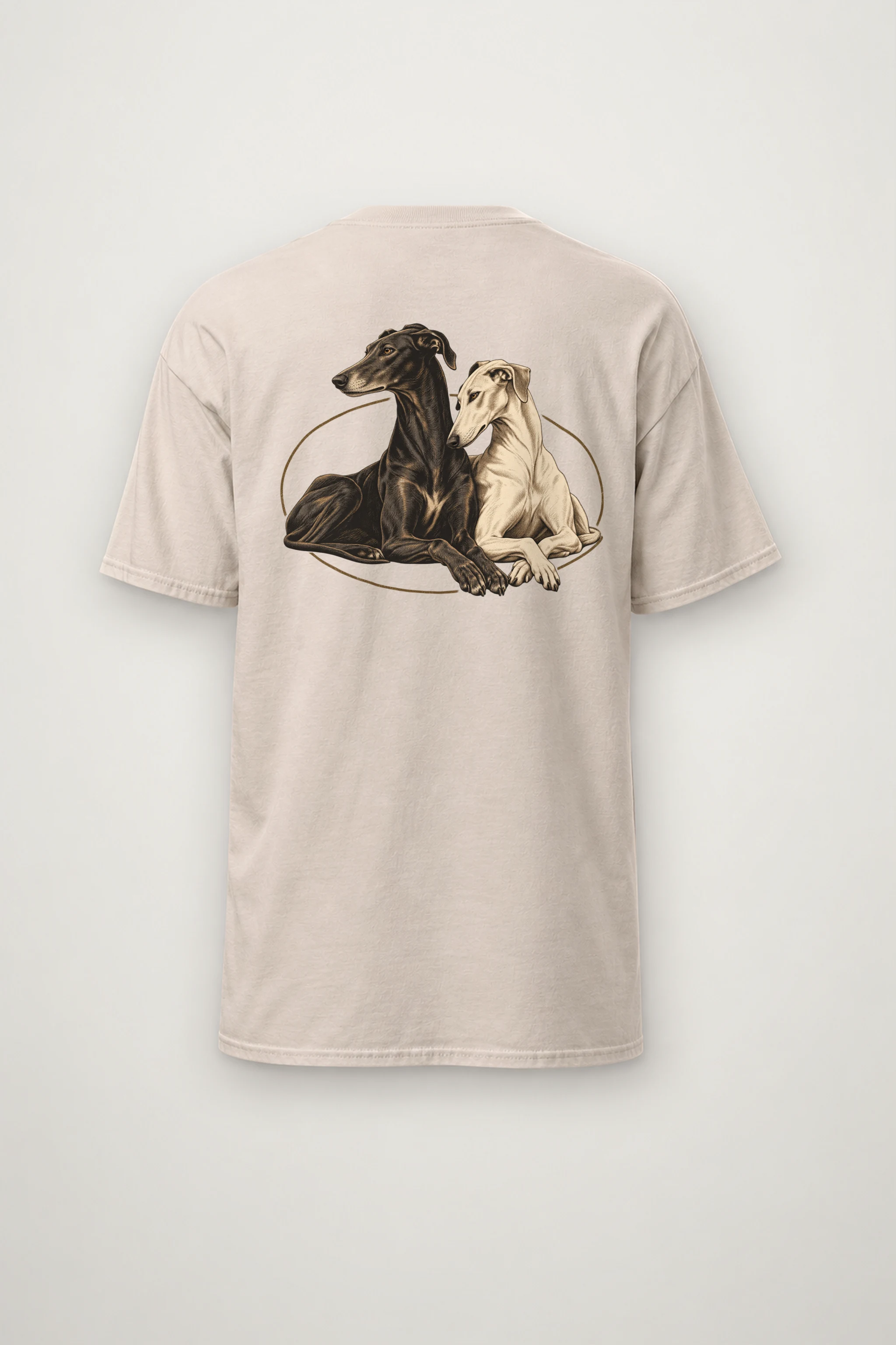"Quiet Greyhounds" Heavyweight Unisex Crewneck T-shirt