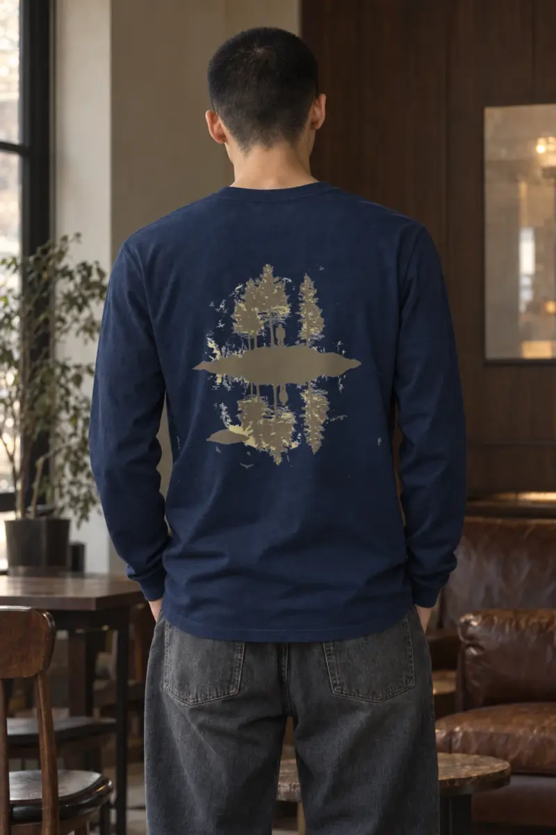 "Quiet Lake Pines" Unisex Longsleeve T-shirt | Gildan 2400