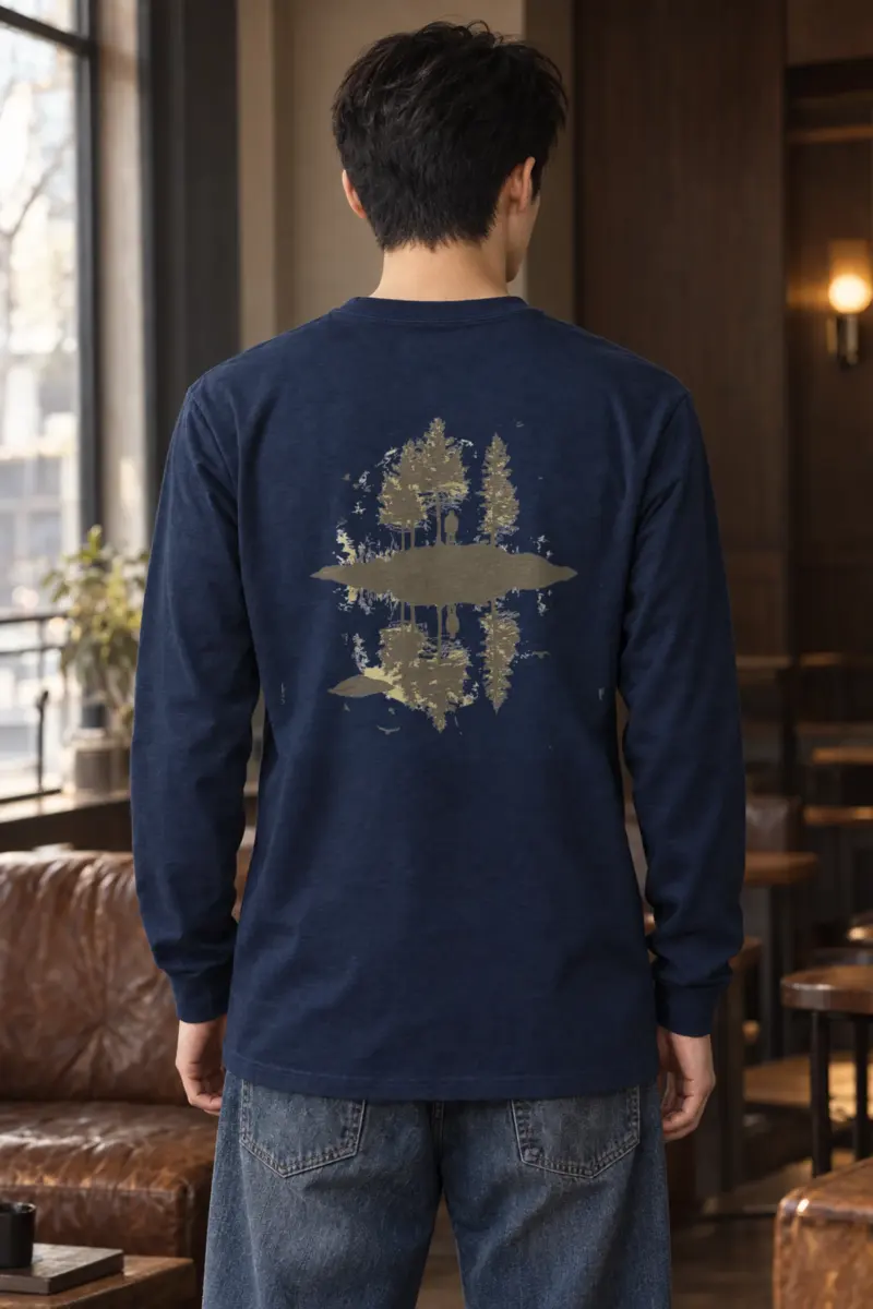 "Quiet Lake Pines" Unisex Longsleeve T-shirt