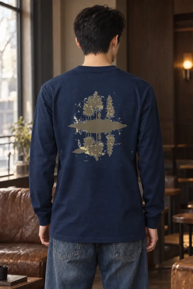 "Quiet Lake Pines" Unisex Longsleeve T-shirt
