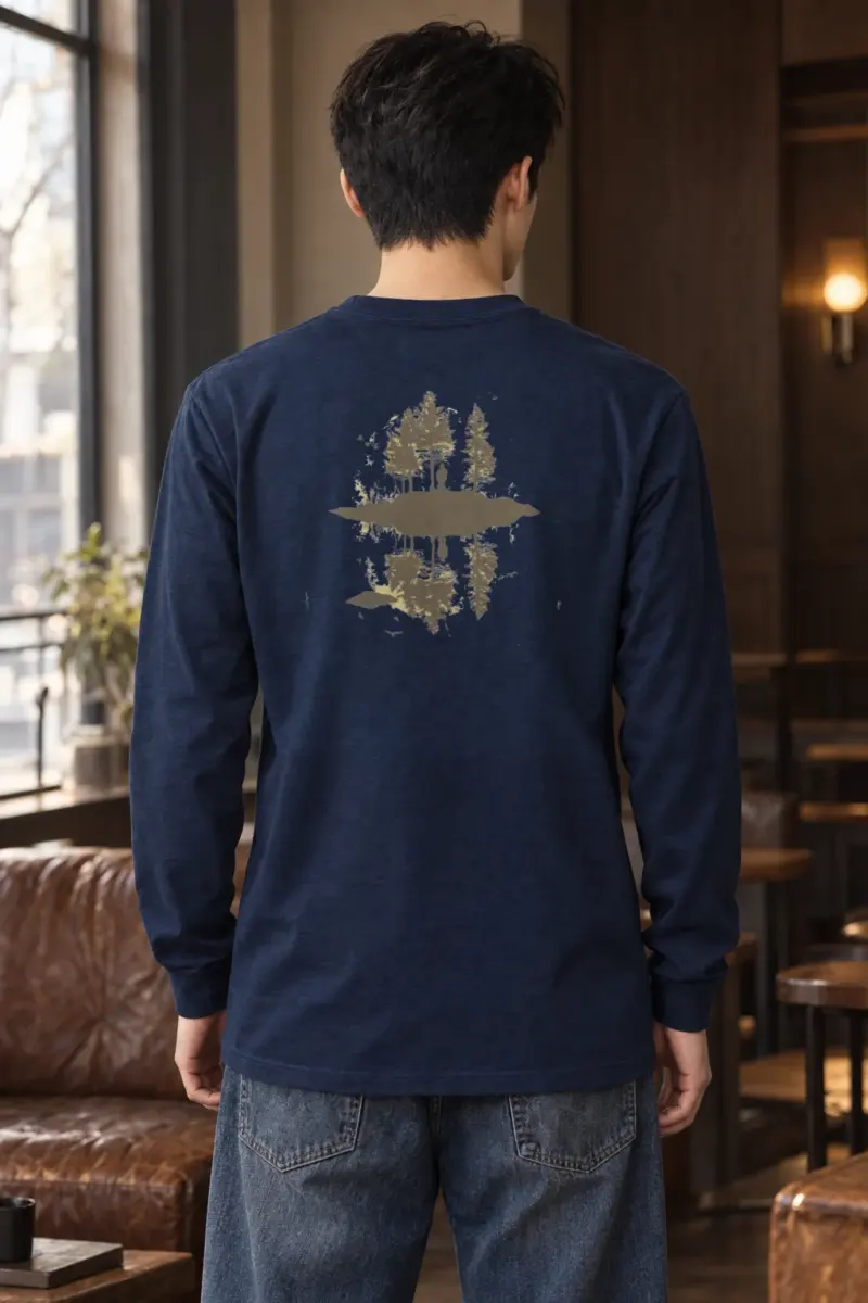 "Quiet Lake Pines" Unisex Longsleeve T-shirt