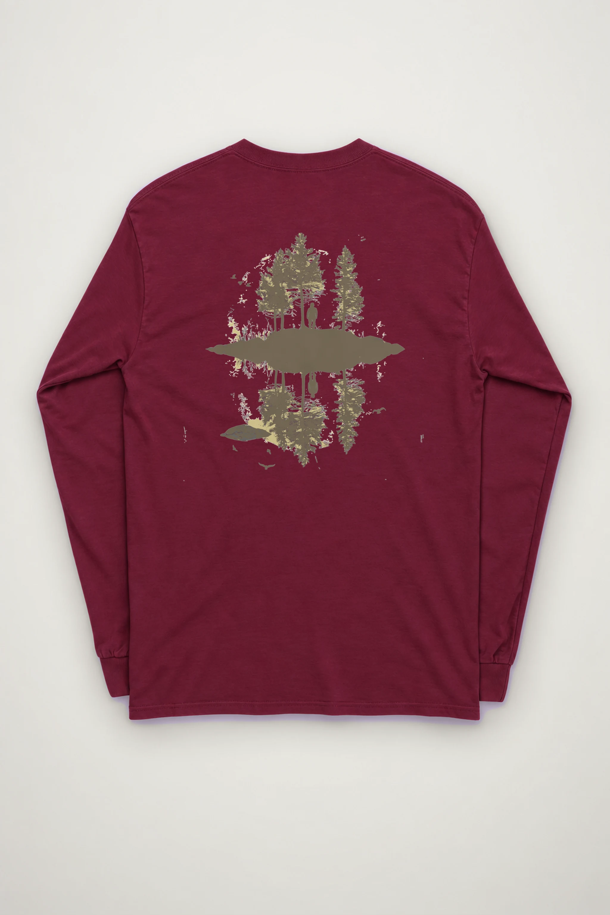 "Quiet Lake Pines" Unisex Longsleeve T-shirt