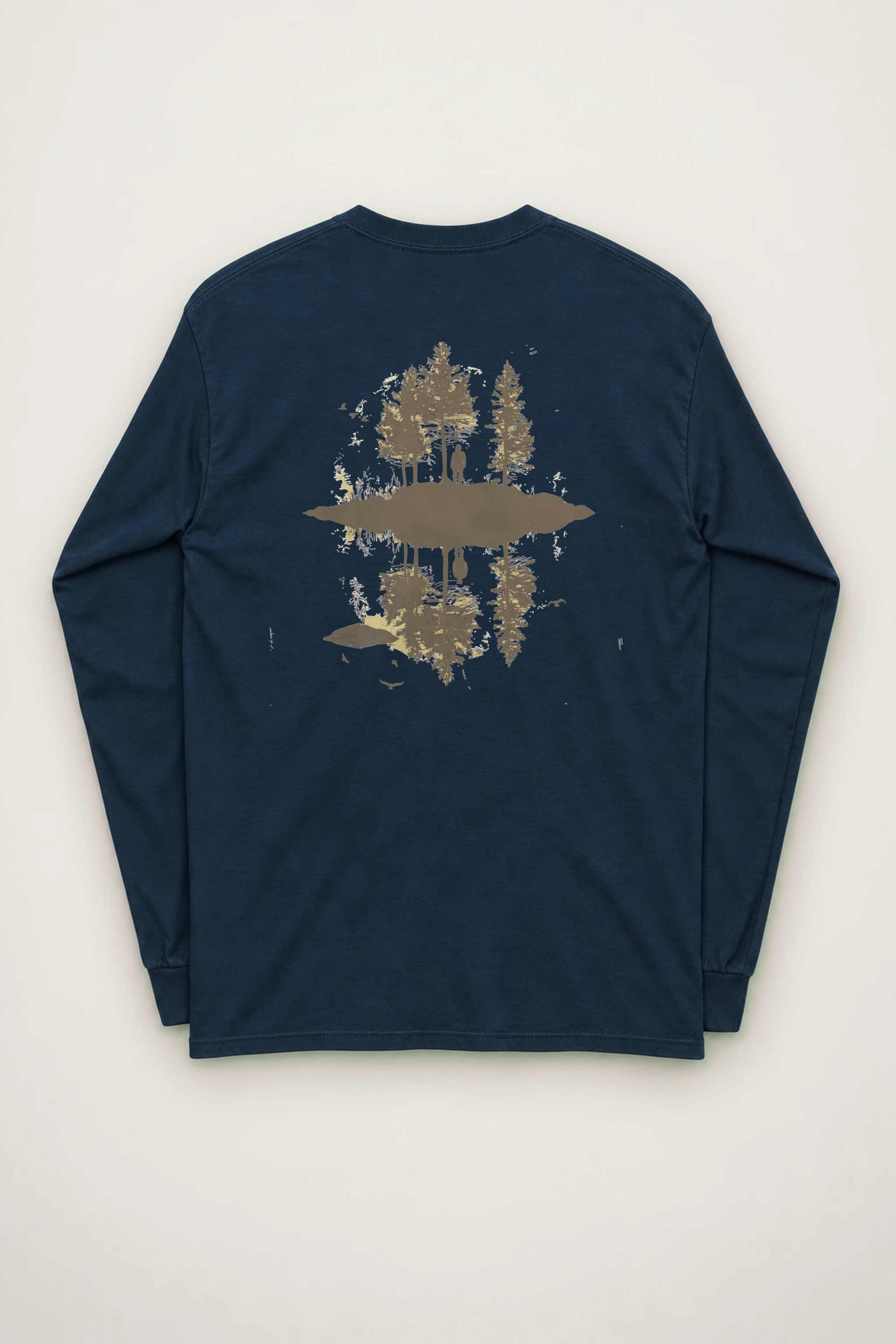"Quiet Lake Pines" Unisex Longsleeve T-shirt