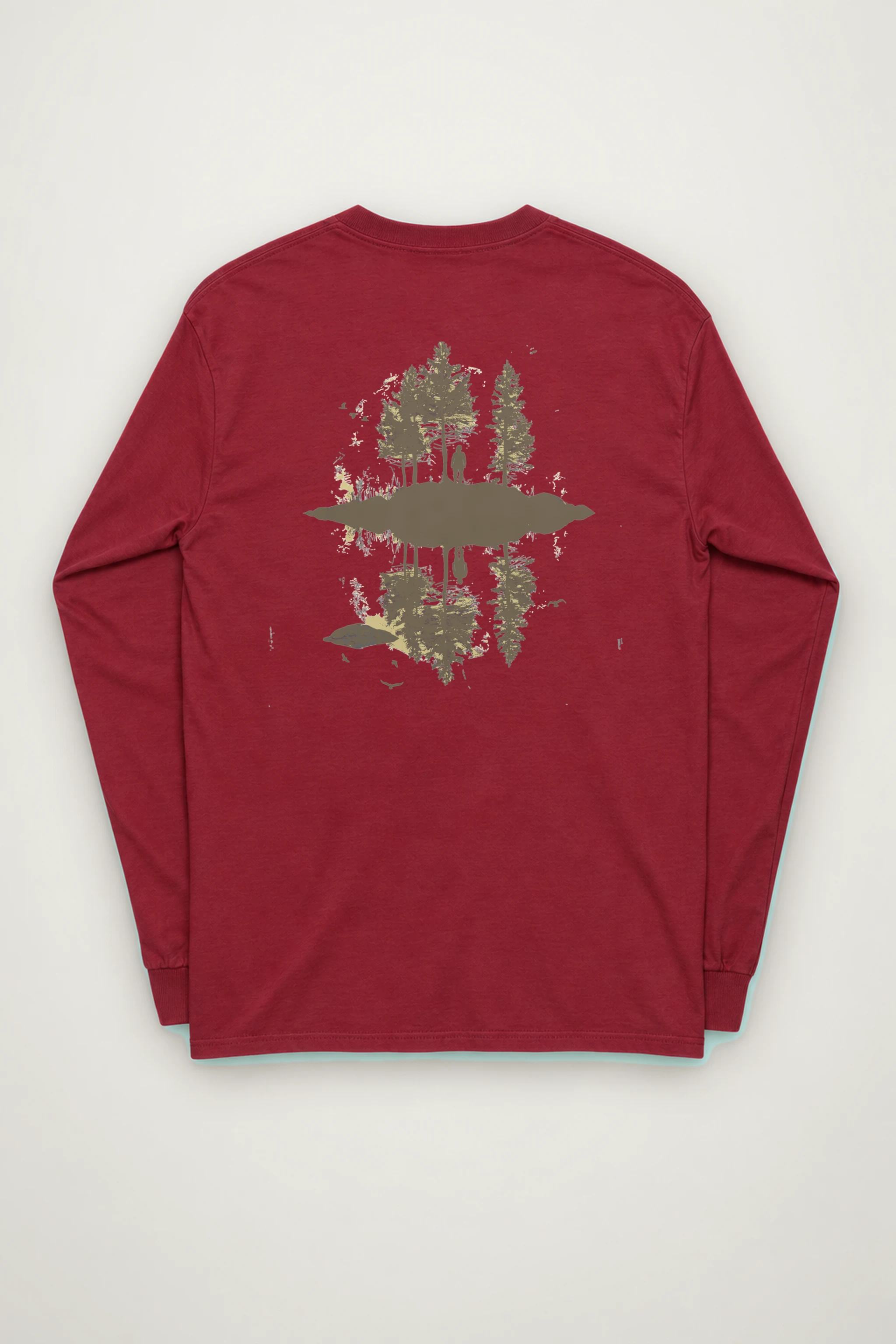 "Quiet Lake Pines" Unisex Longsleeve T-shirt