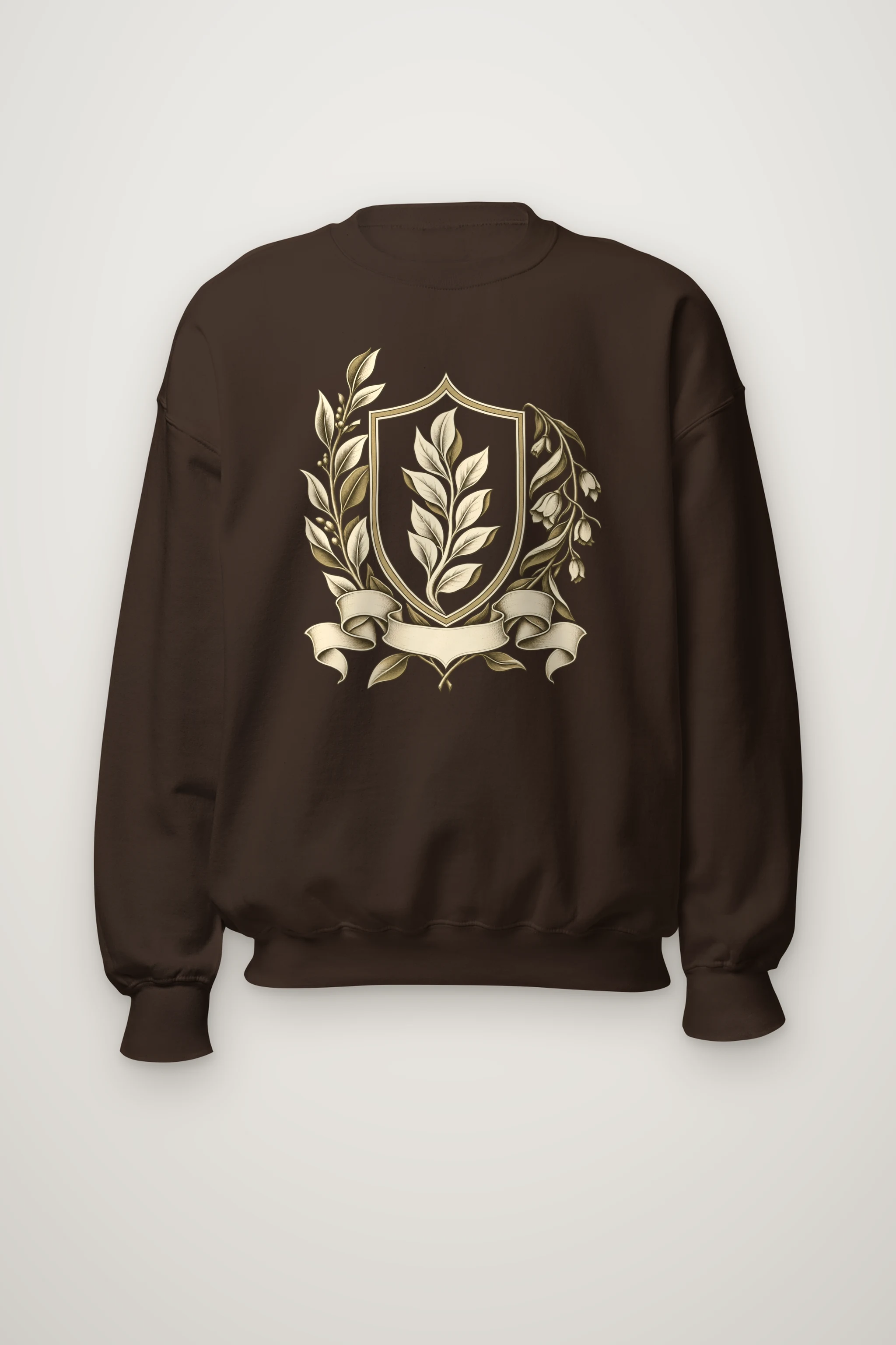 "Quiet Laurel Crest" Heavy Blend Unisex Crewneck Sweatshirt