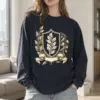 "Quiet Laurel Crest" Unisex Longsleeve T-shirt | Gildan 2400