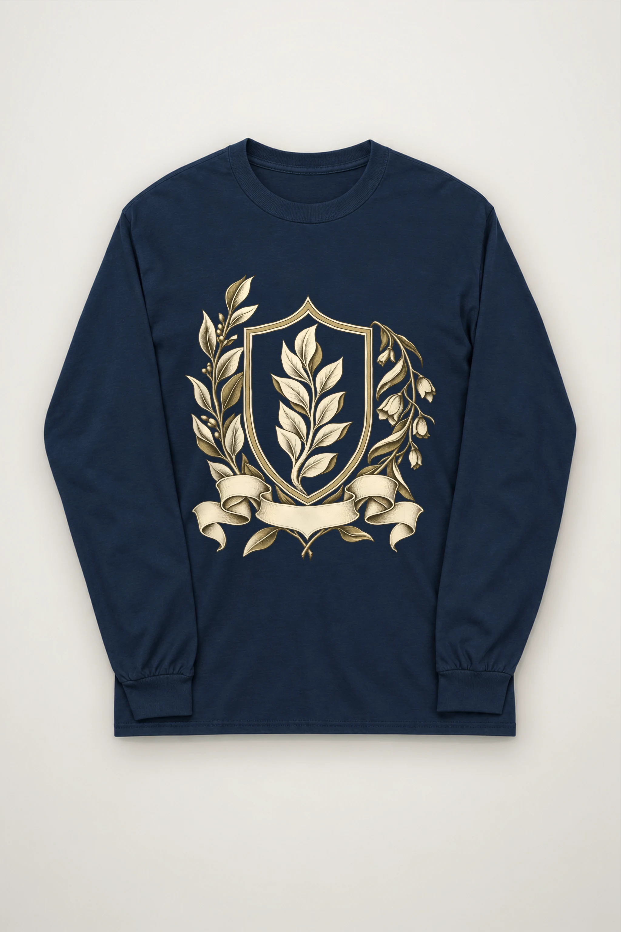 "Quiet Laurel Crest" Unisex Longsleeve T-shirt