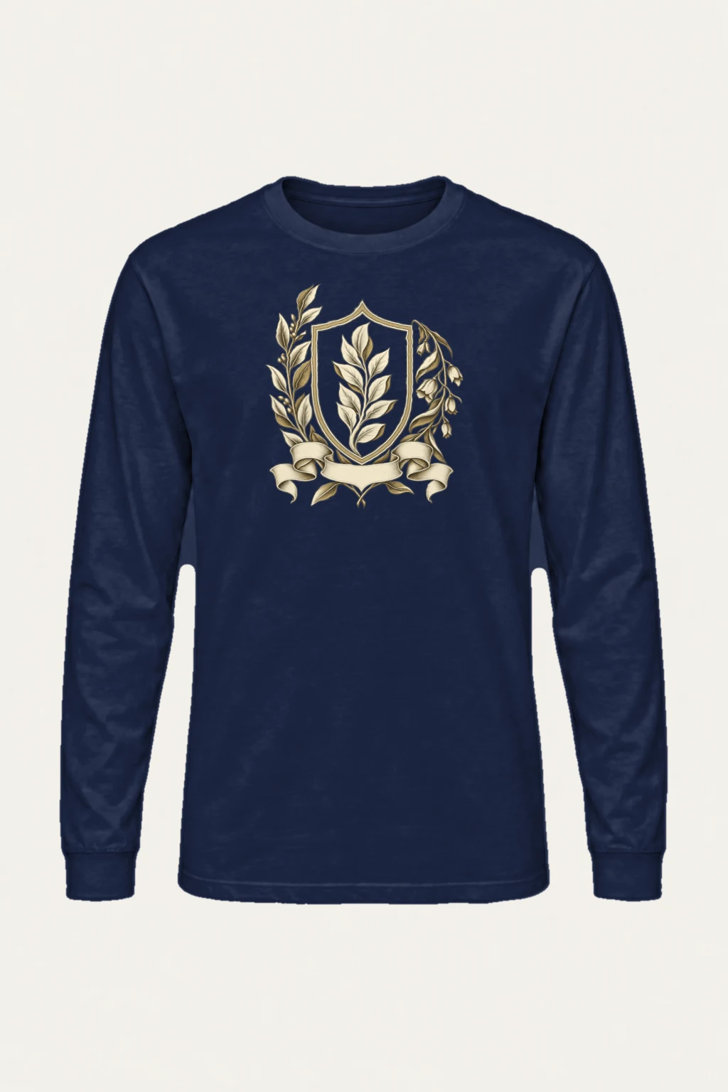 "Quiet Laurel Crest" Unisex Longsleeve T-shirt | Gildan 2400