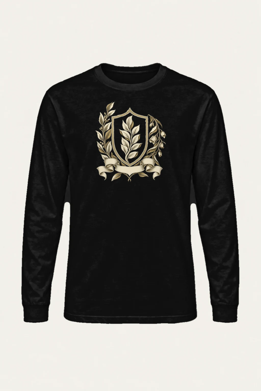 "Quiet Laurel Crest" Unisex Longsleeve T-shirt | Gildan 2400