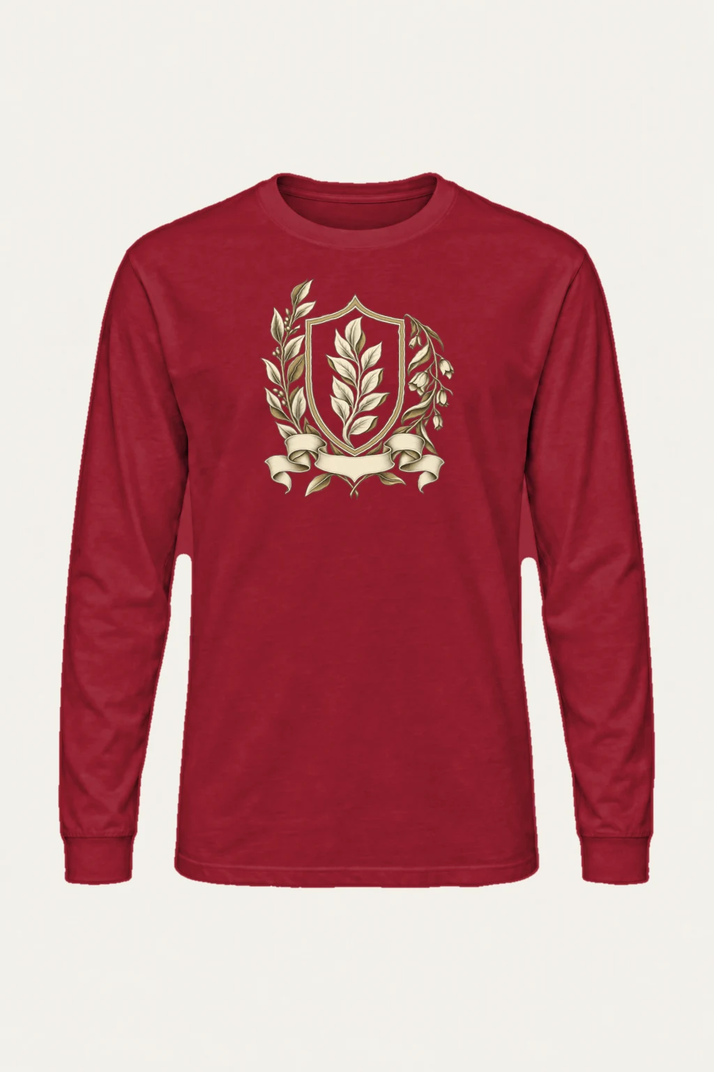 "Quiet Laurel Crest" Unisex Longsleeve T-shirt | Gildan 2400