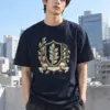 "Quiet Laurel" Heavyweight Unisex Crewneck T-shirt | Gildan 5000