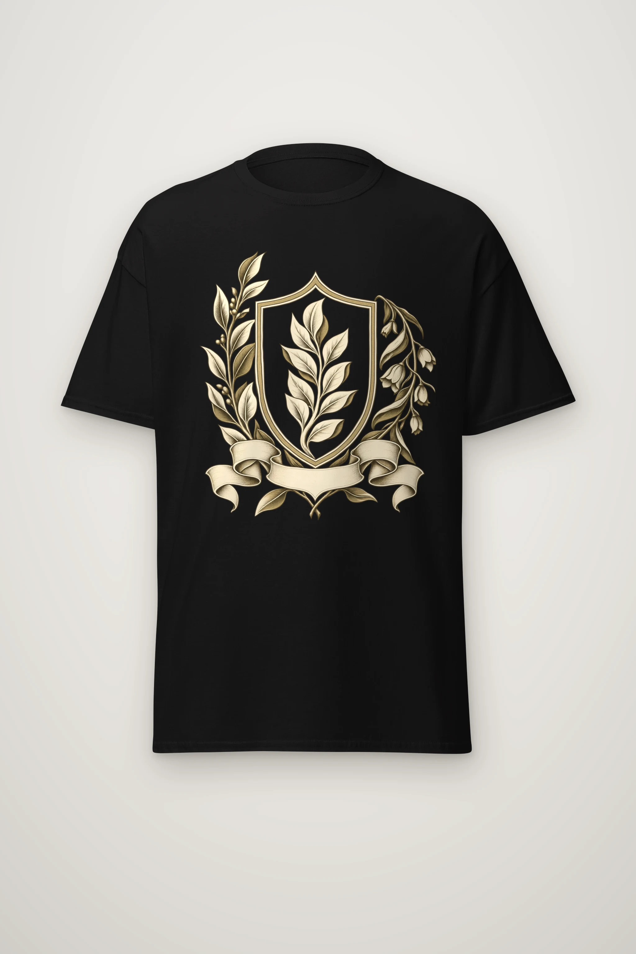 "Quiet Laurel" Heavyweight Unisex Crewneck T-shirt