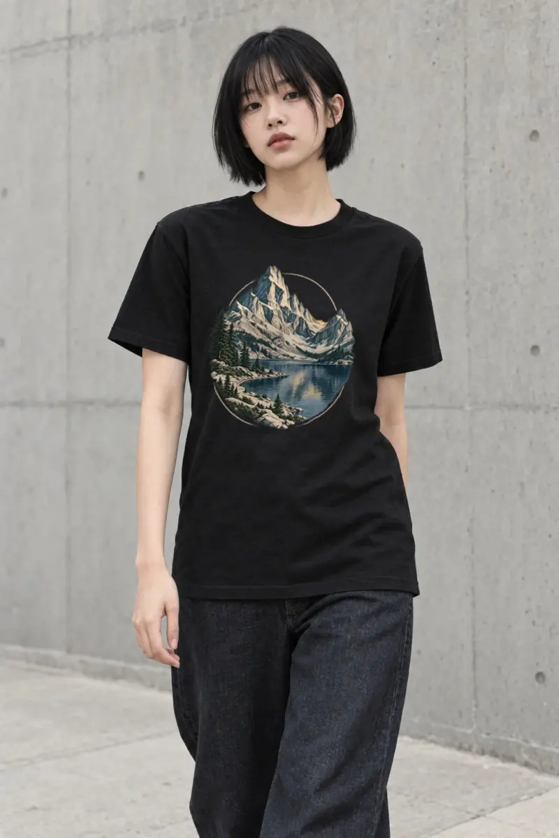 "Quiet Passage" Heavyweight Unisex Crewneck T-shirt