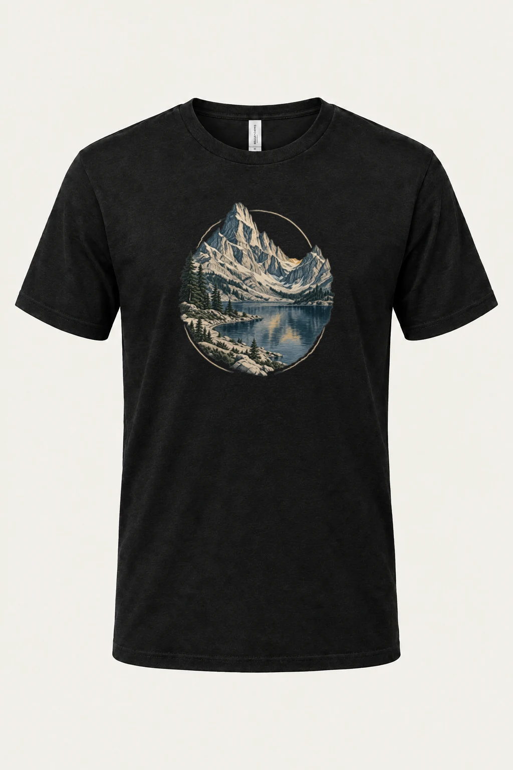 "Quiet Passage" Heavyweight Unisex Crewneck T-shirt | Gildan 5000
