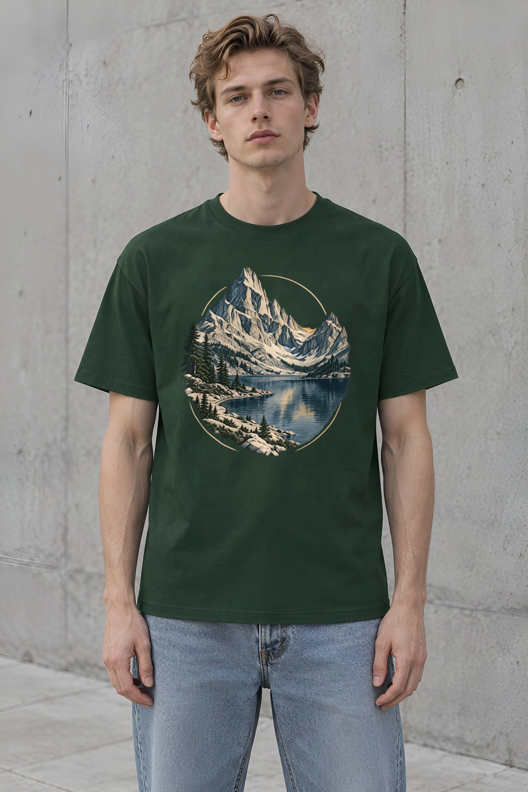 "Quiet Passage" Heavyweight Unisex Crewneck T-shirt