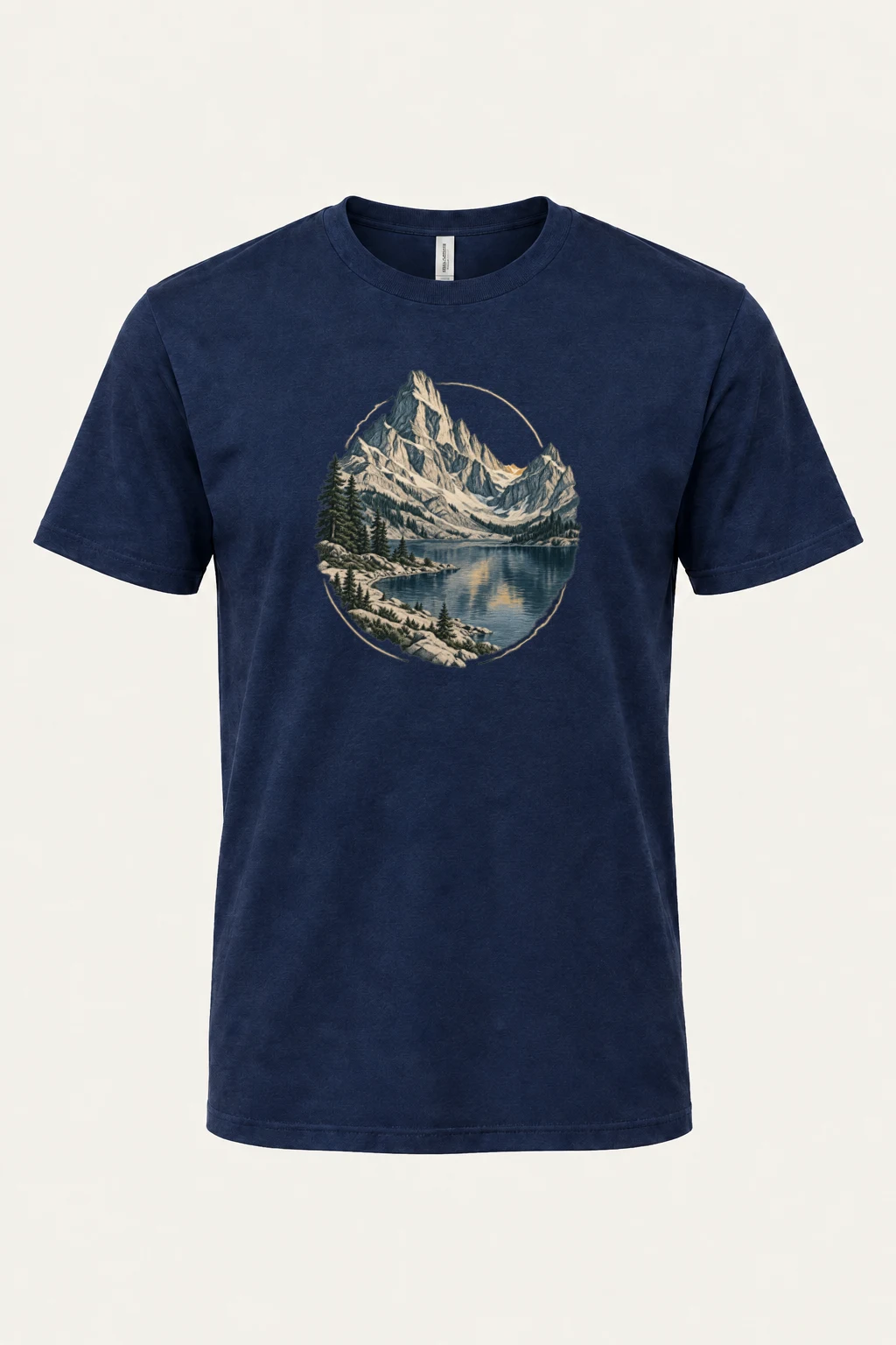 "Quiet Passage" Heavyweight Unisex Crewneck T-shirt | Gildan 5000