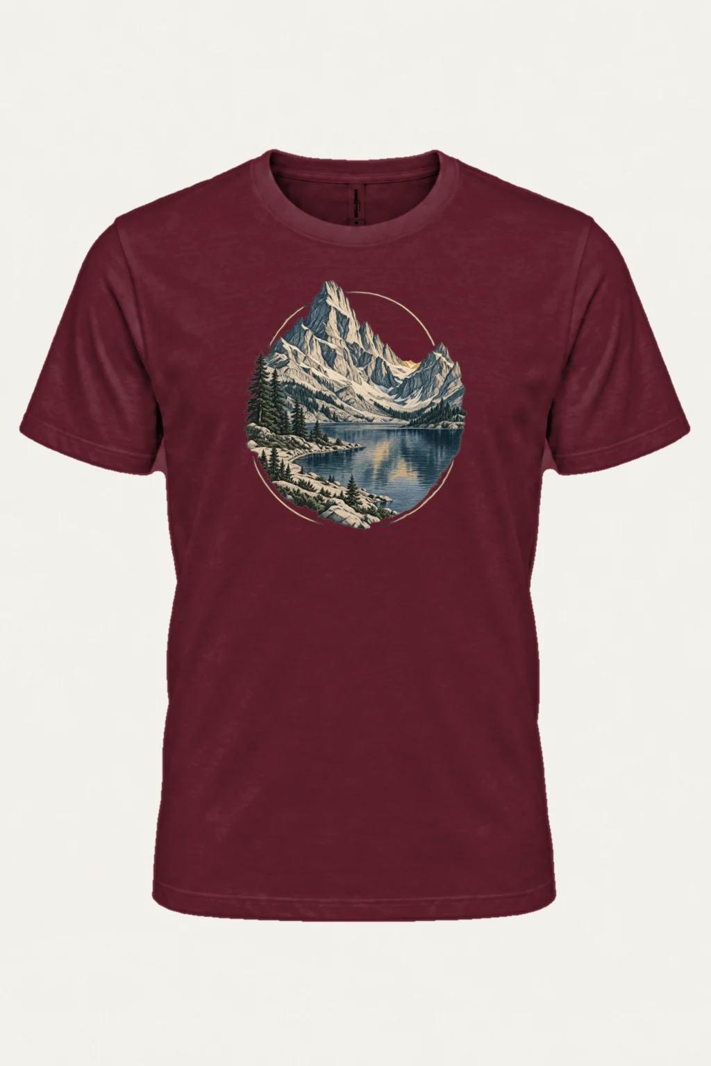 "Quiet Passage" Heavyweight Unisex Crewneck T-shirt | Gildan 5000