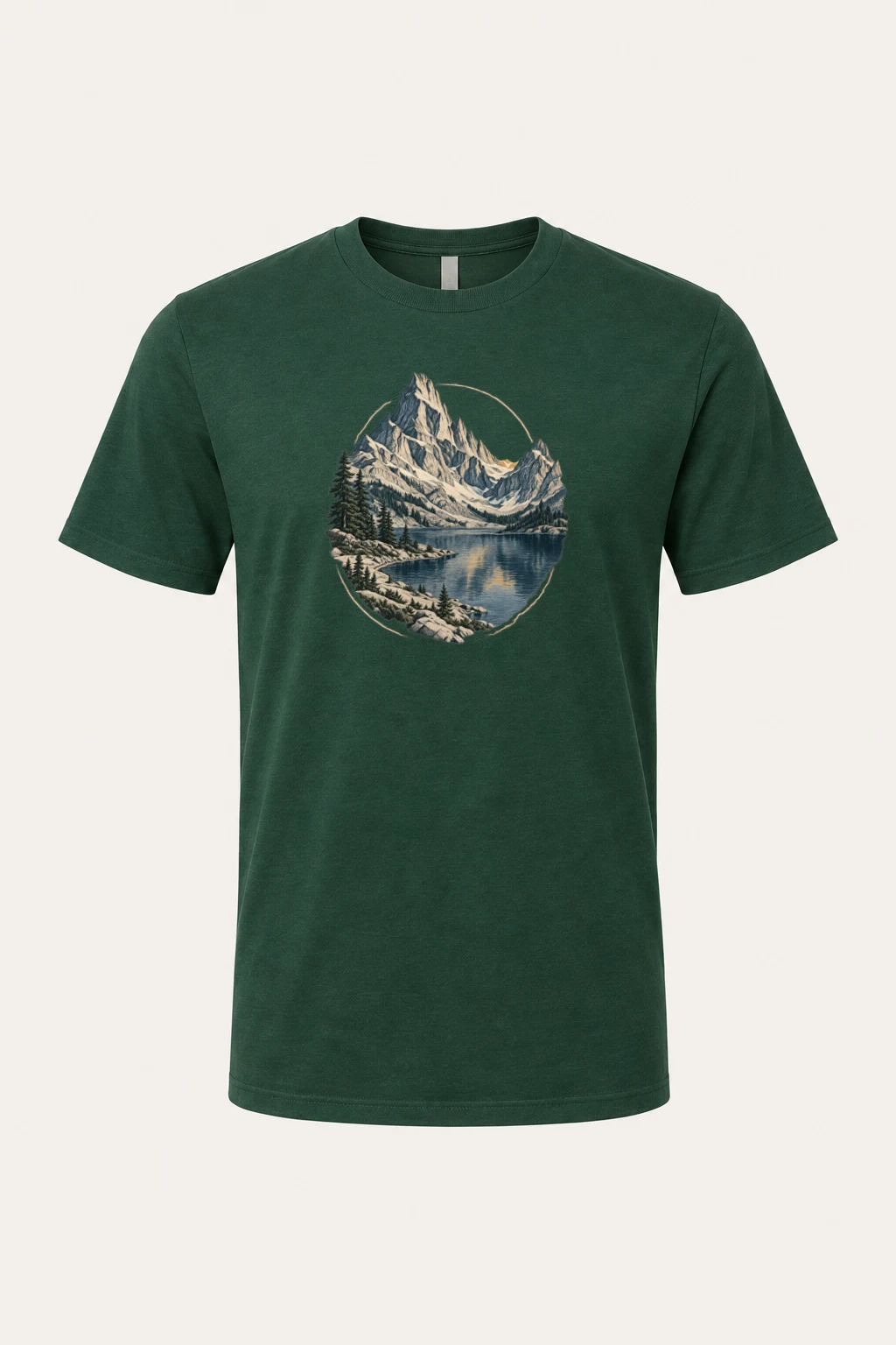 "Quiet Passage" Heavyweight Unisex Crewneck T-shirt | Gildan 5000