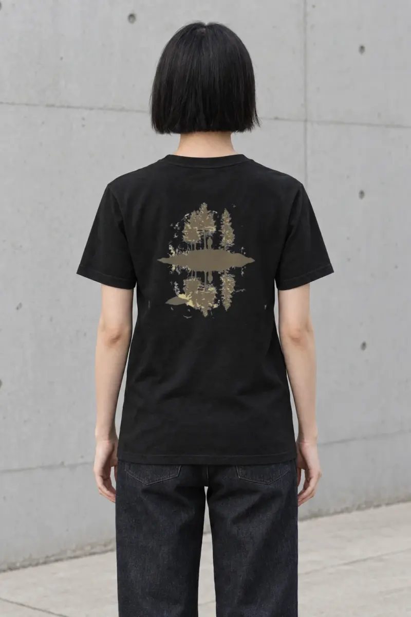 "Quiet Pines" Heavyweight Unisex Crewneck T-shirt | Gildan 5000