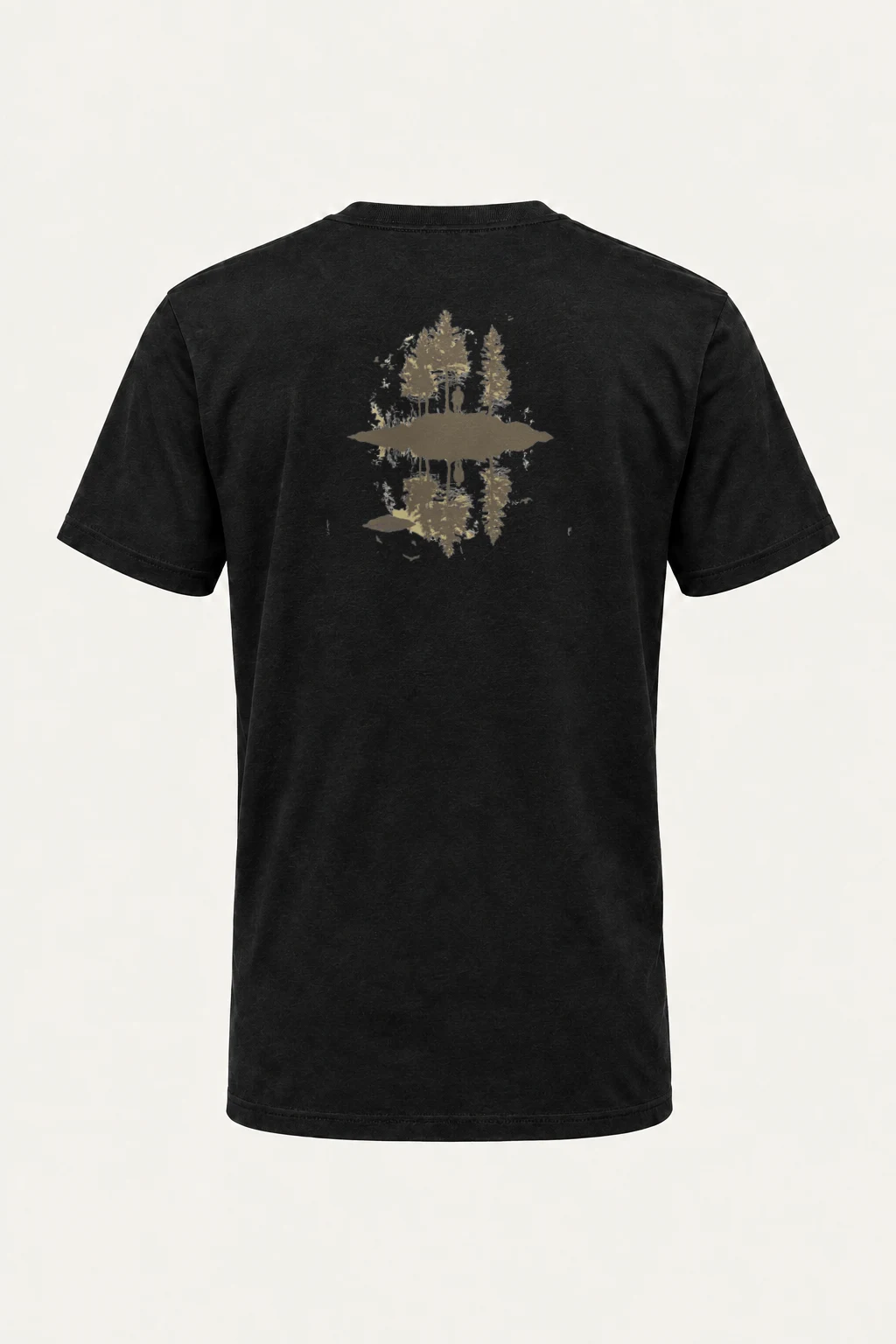 "Quiet Pines" Heavyweight Unisex Crewneck T-shirt | Gildan 5000