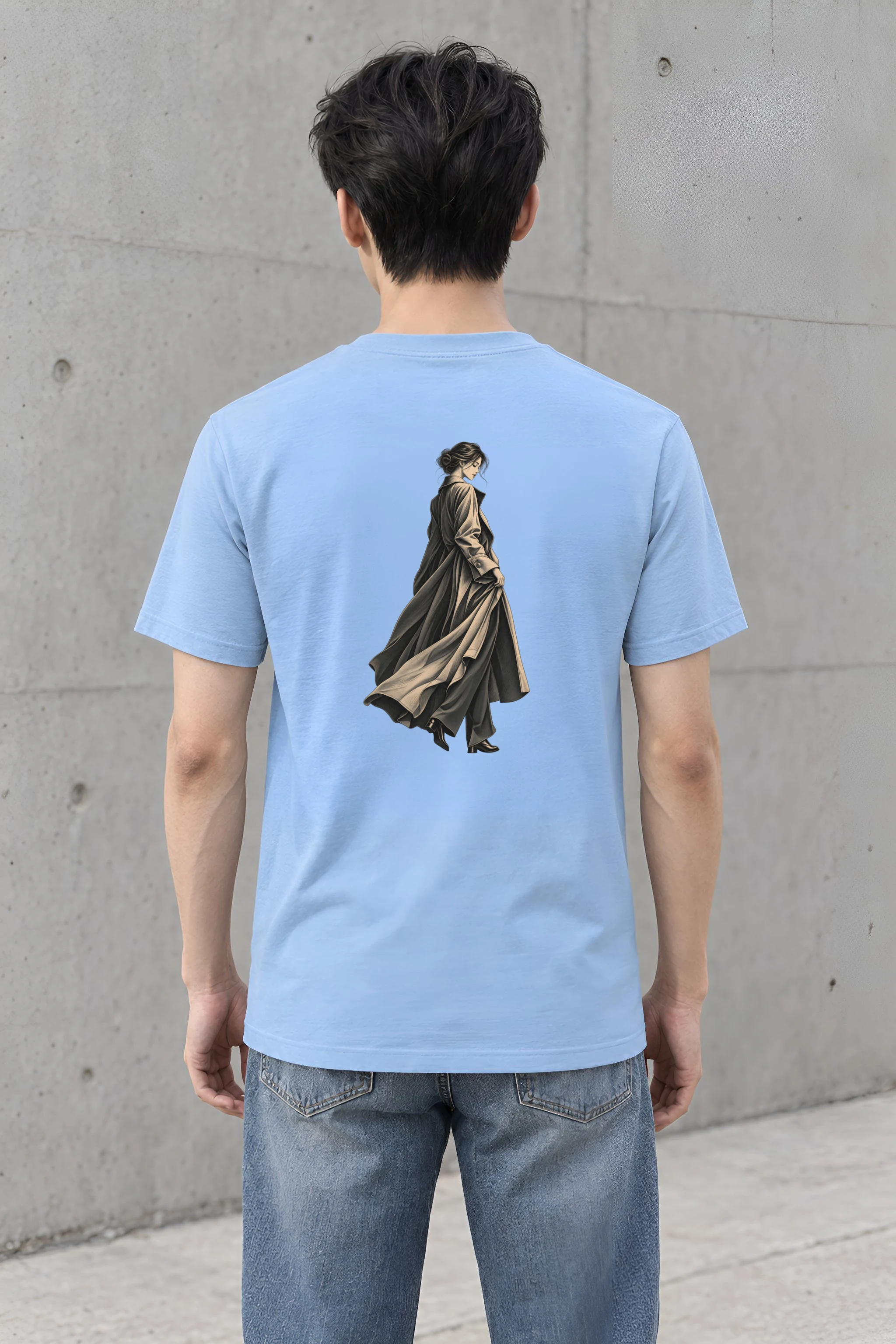 "Quiet Poise" Heavyweight Unisex Crewneck T-shirt