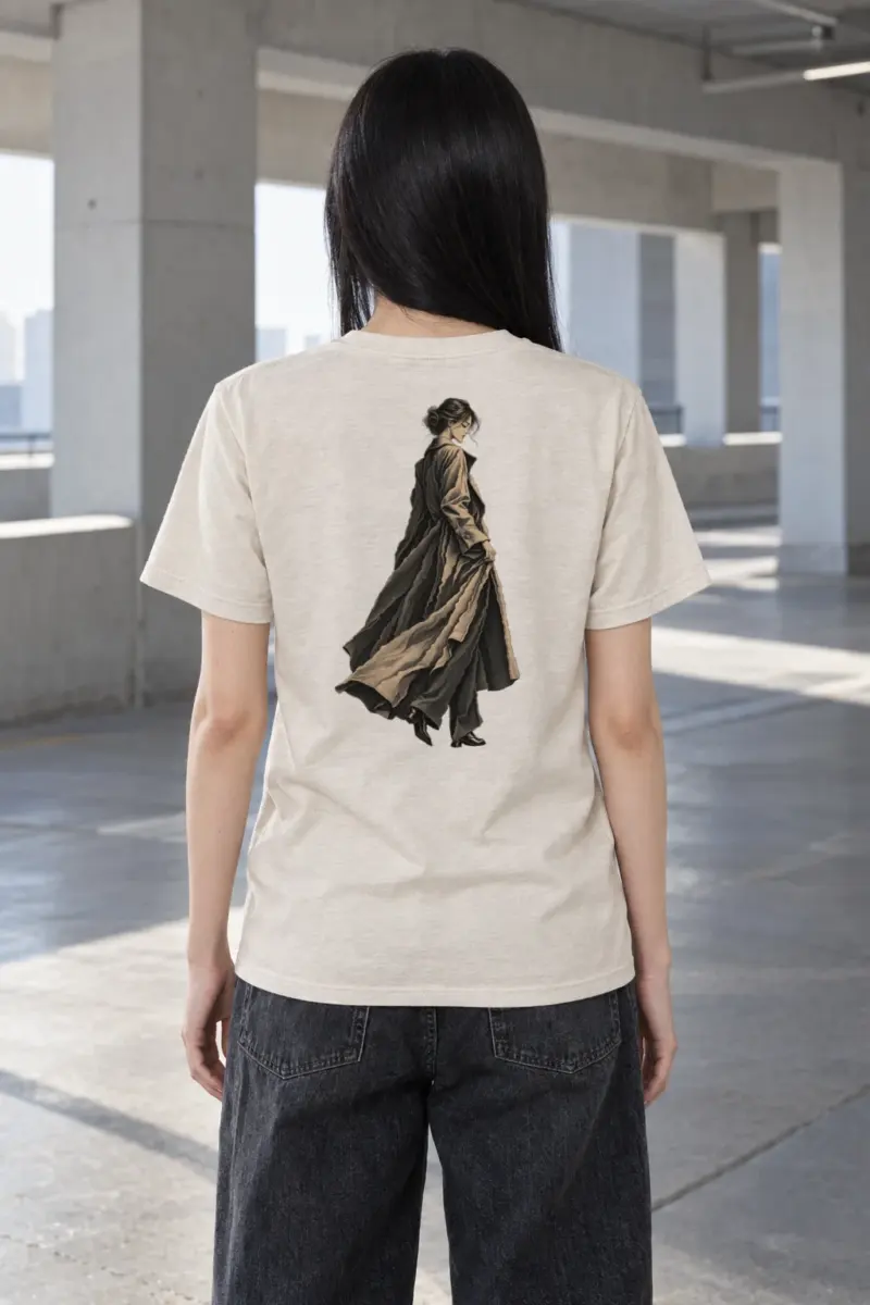 "Quiet Poise" Heavyweight Unisex Crewneck T-shirt | Gildan 5000