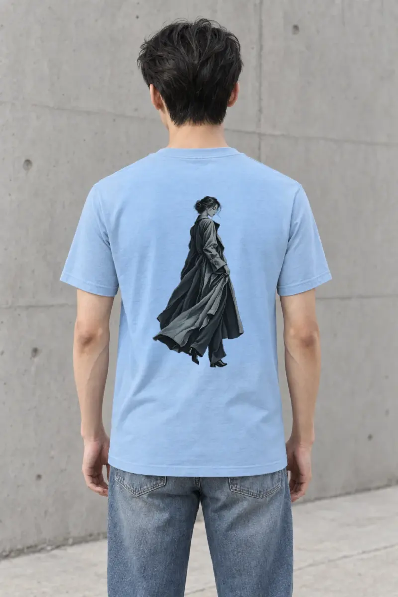 "Quiet Poise" Heavyweight Unisex Crewneck T-shirt