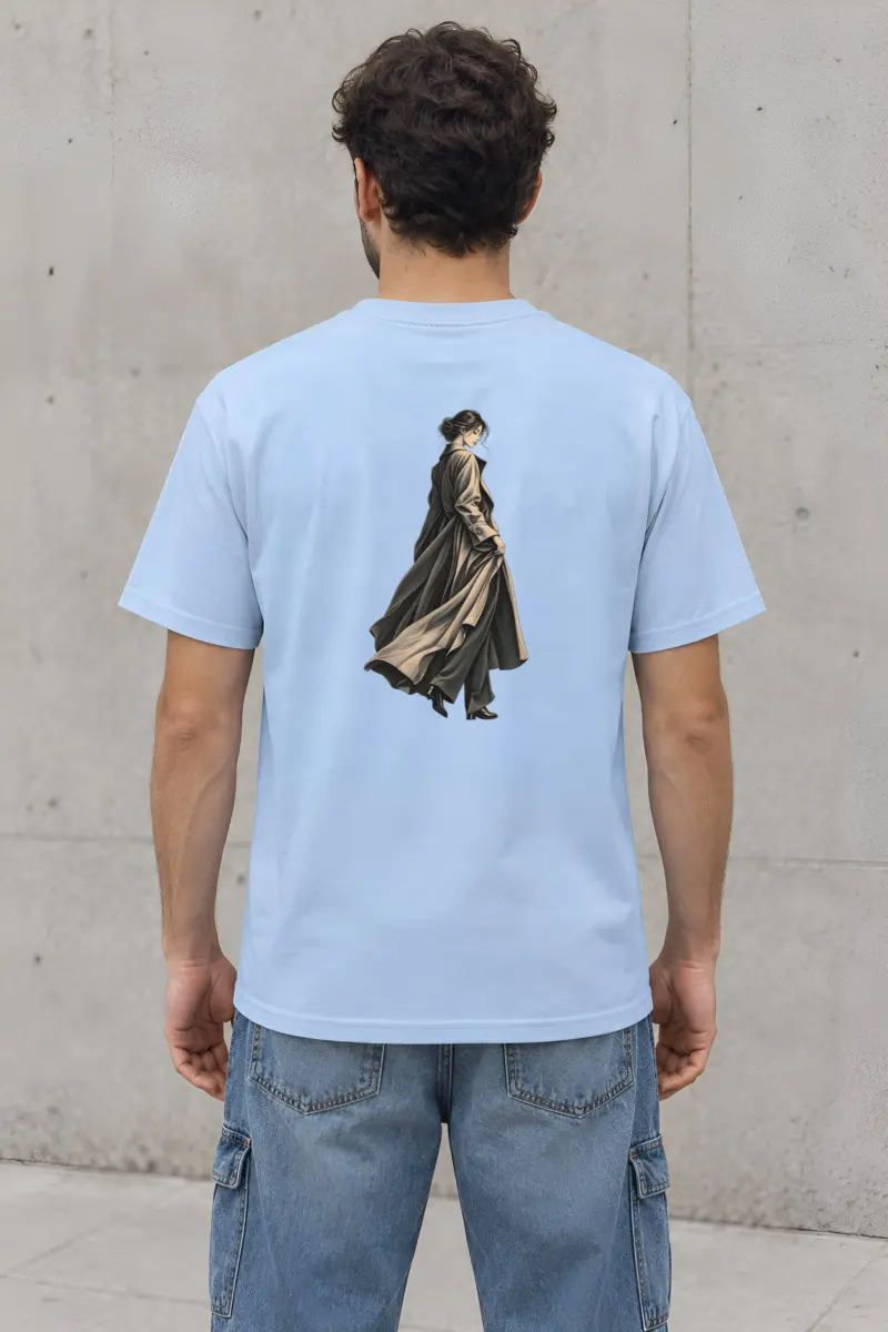 "Quiet Poise" Heavyweight Unisex Crewneck T-shirt