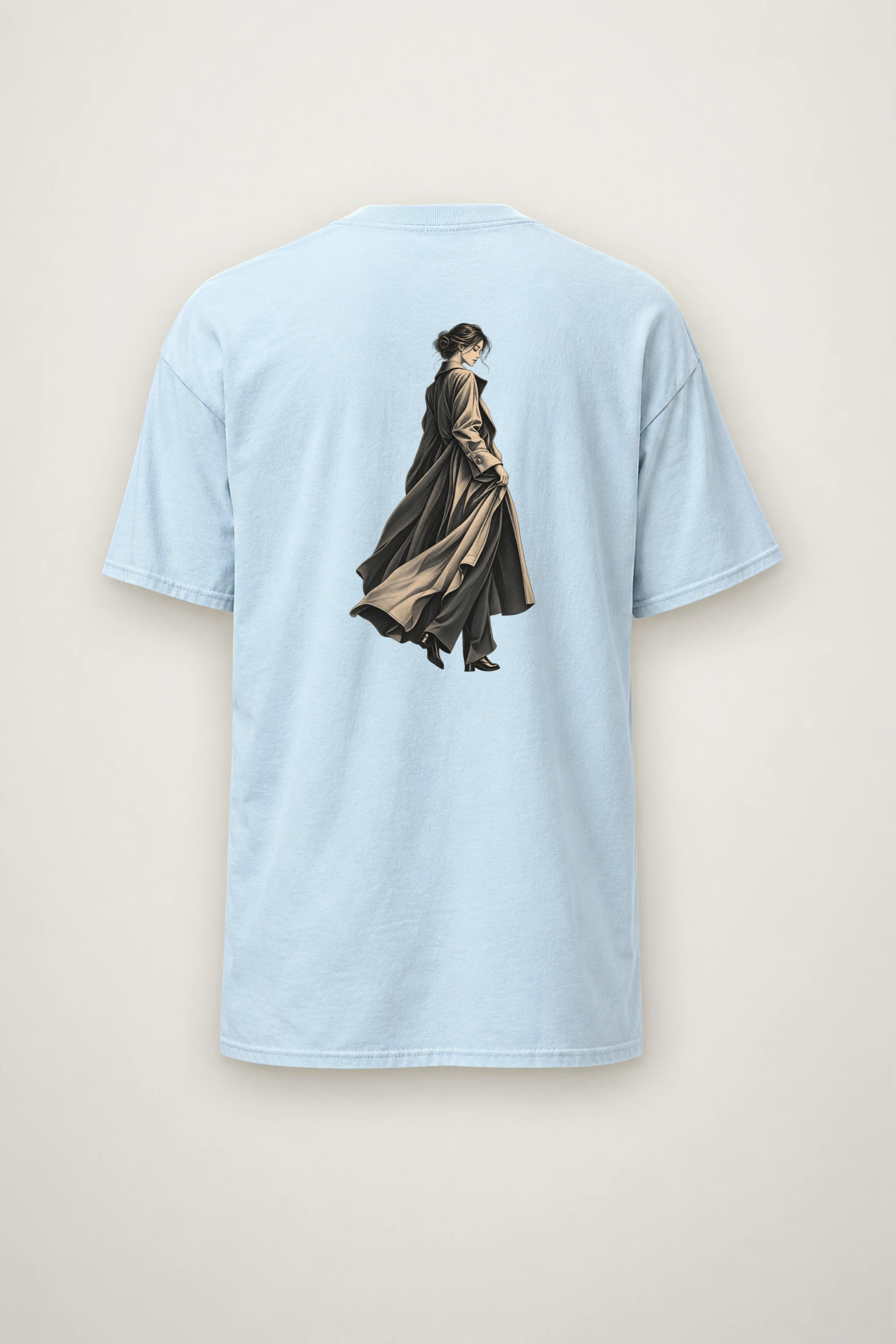 "Quiet Poise" Heavyweight Unisex Crewneck T-shirt