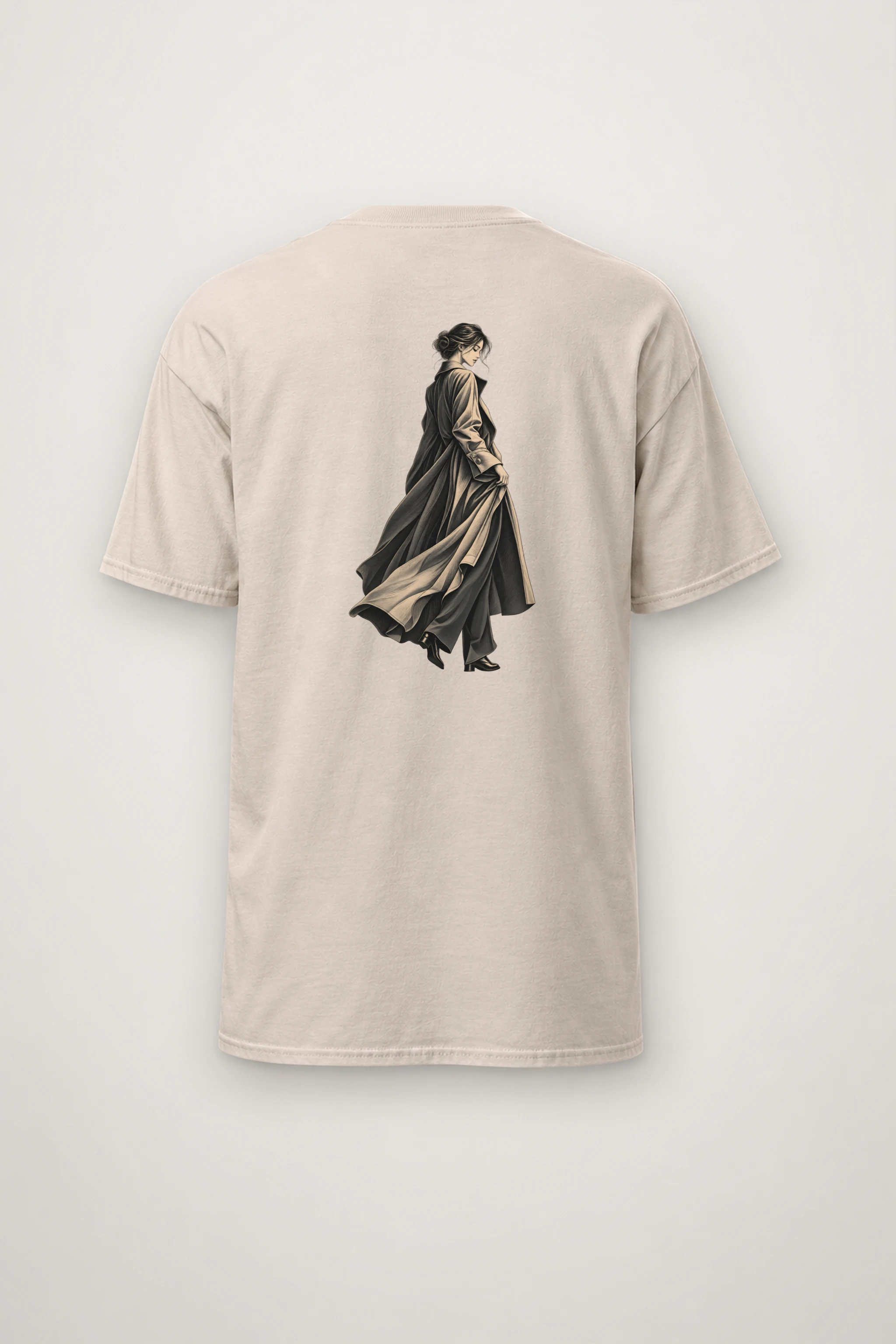 "Quiet Poise" Heavyweight Unisex Crewneck T-shirt