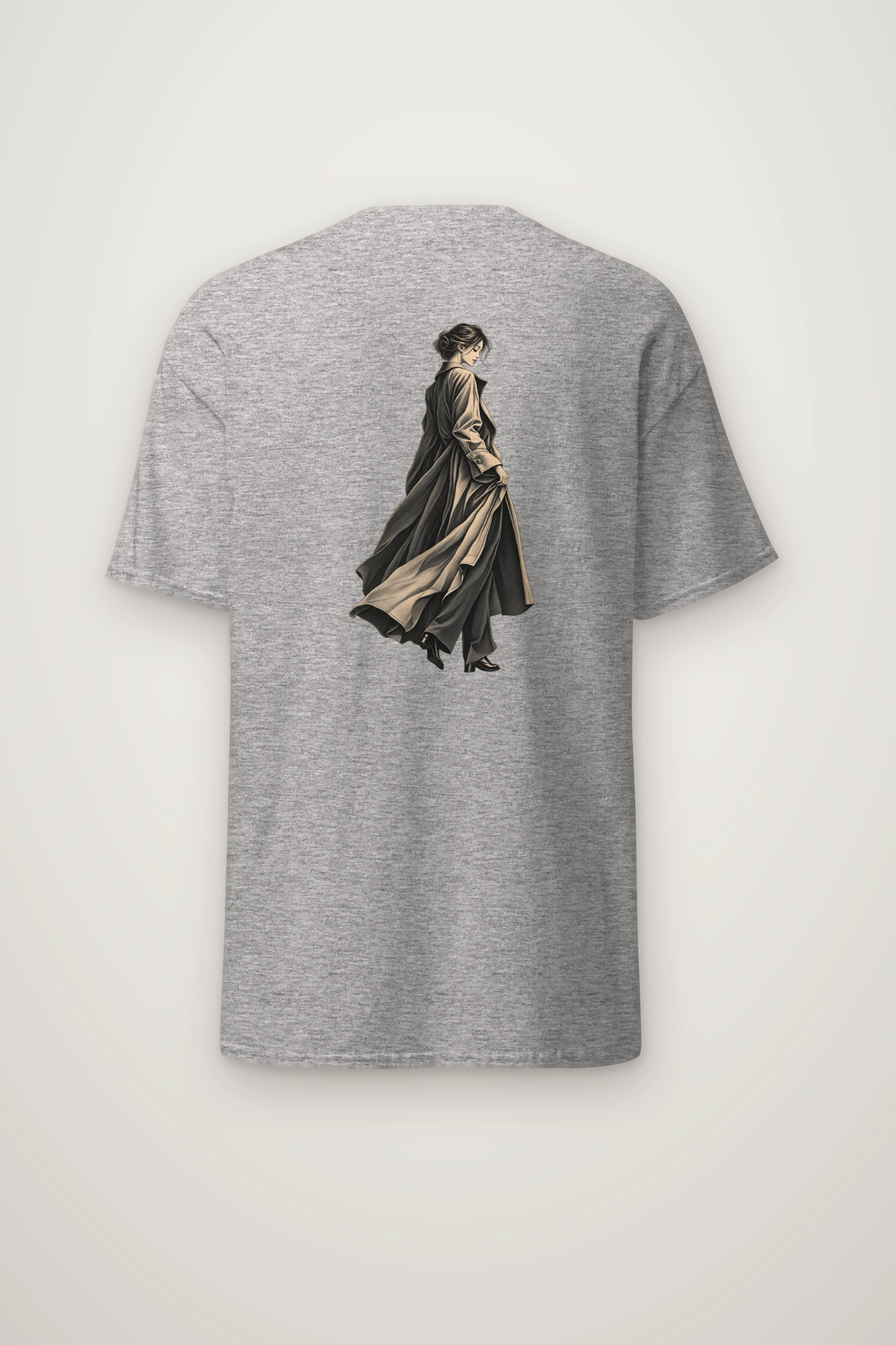 "Quiet Poise" Heavyweight Unisex Crewneck T-shirt