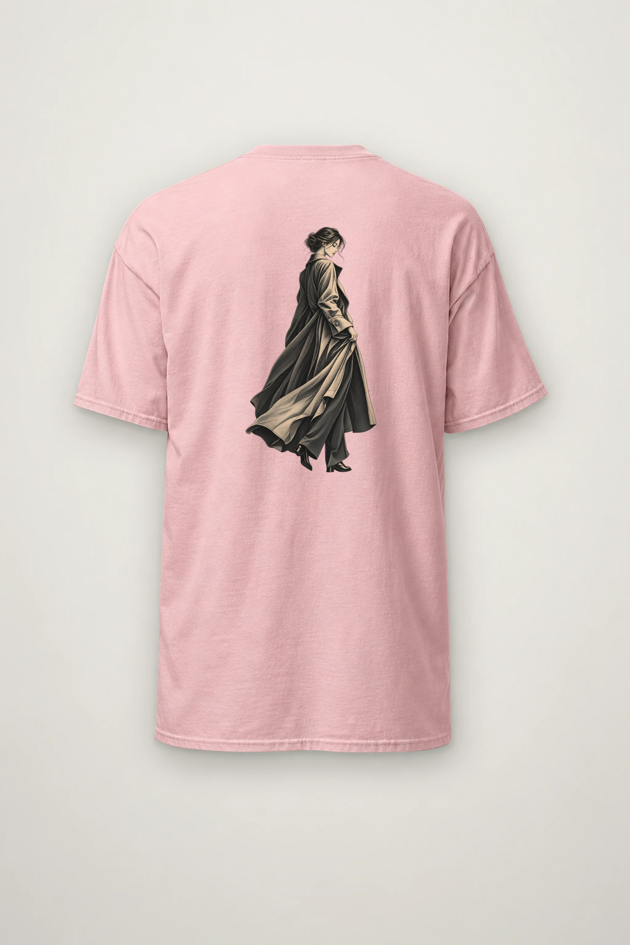 "Quiet Poise" Heavyweight Unisex Crewneck T-shirt