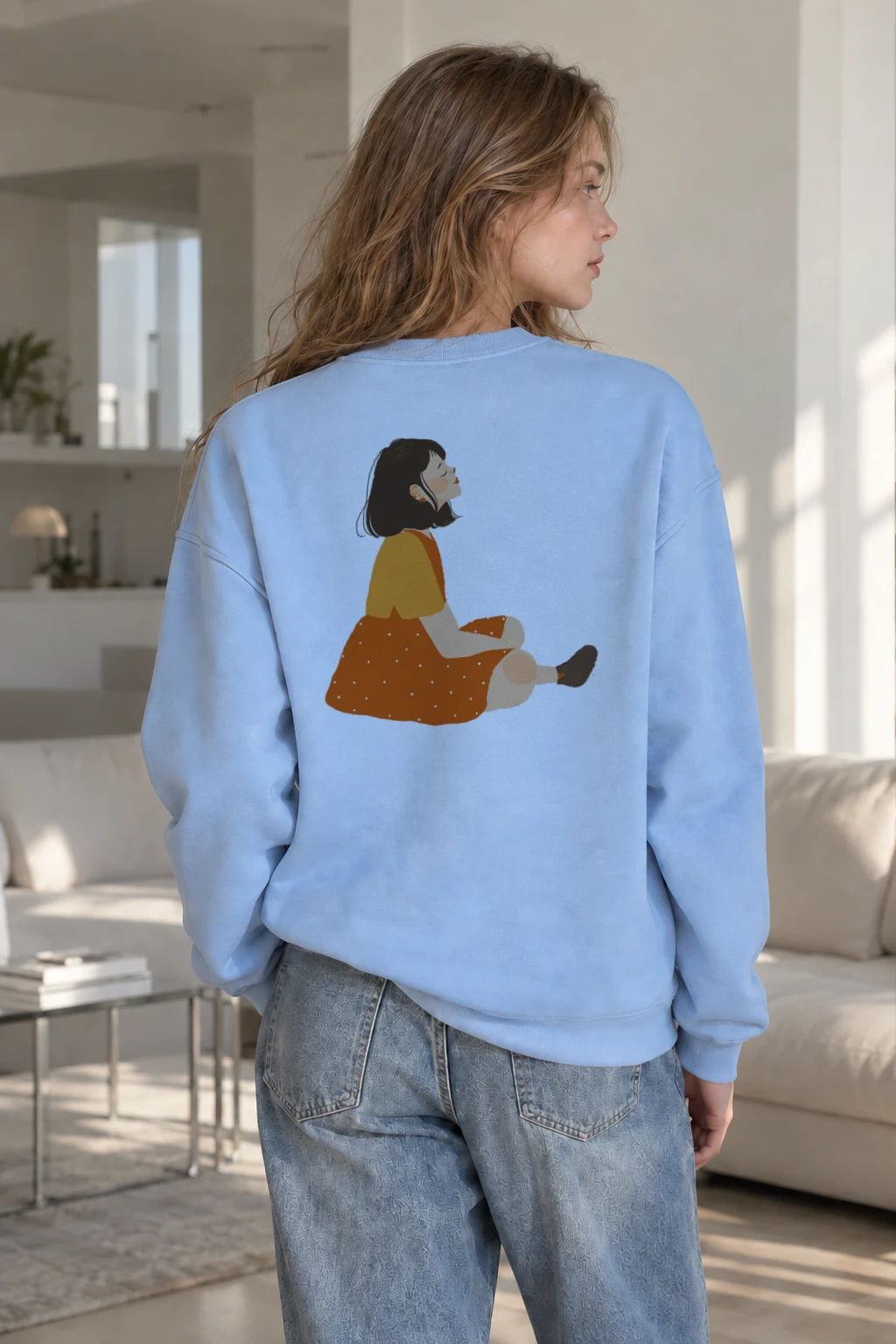 "Quiet Profile" Heavy Blend Unisex Crewneck Sweatshirt | Gildan 18000