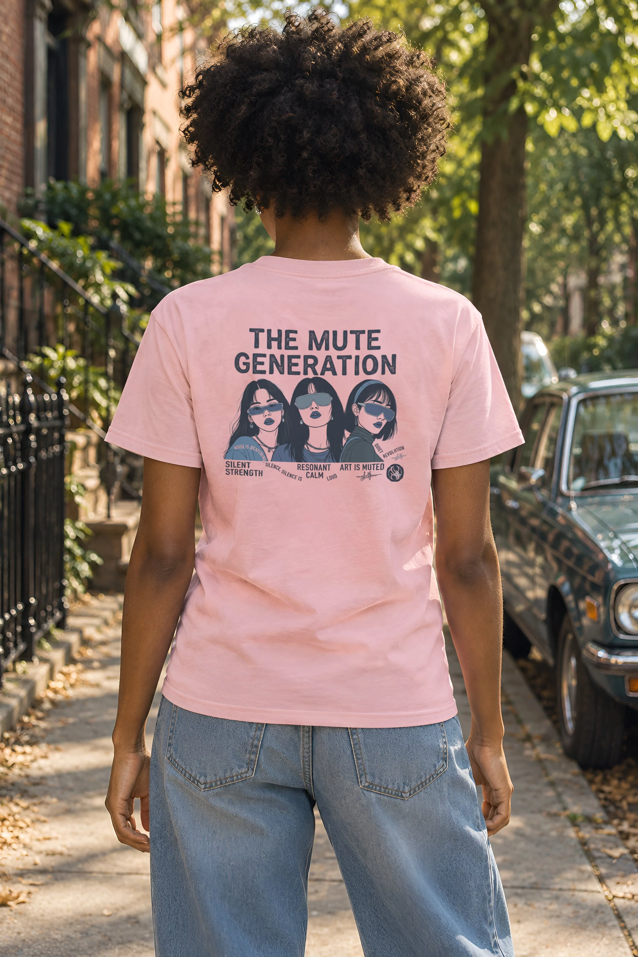 "Quiet Revolution" Heavyweight Unisex Crewneck T-shirt