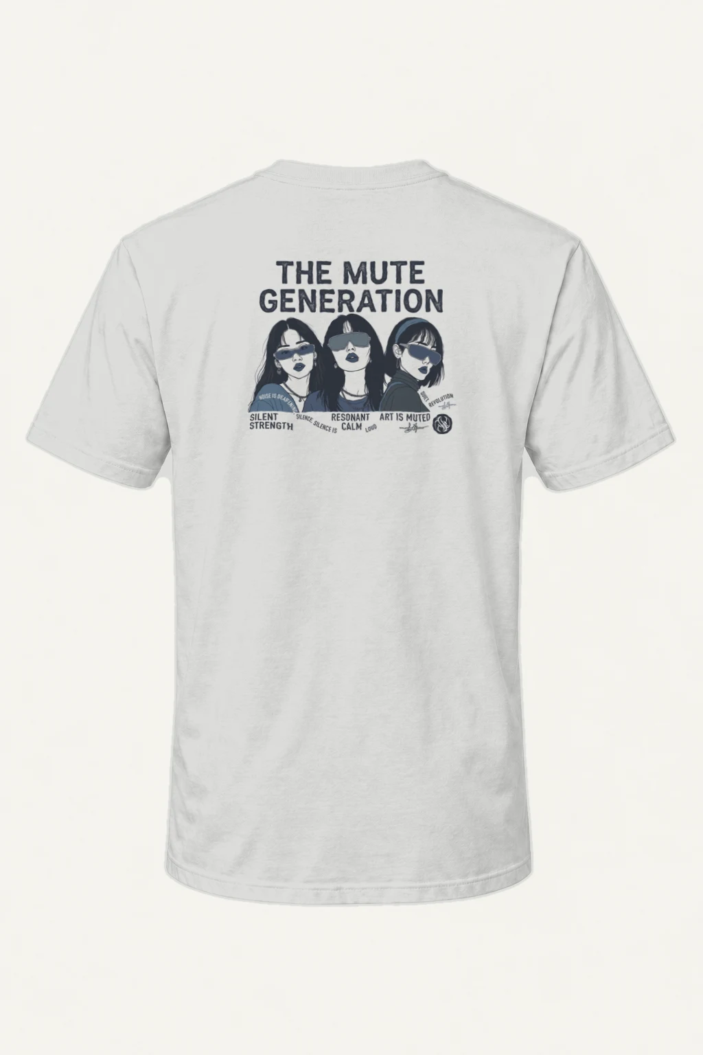 "Quiet Revolution" Heavyweight Unisex Crewneck T-shirt | Gildan 5000