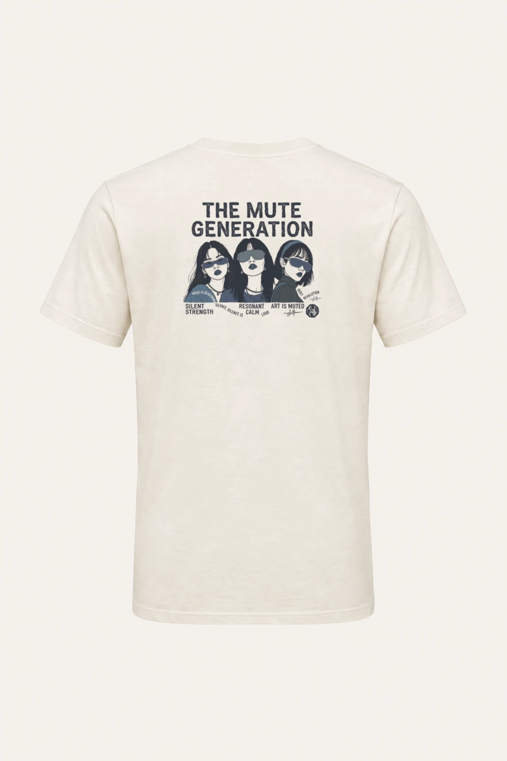 "Quiet Revolution" Heavyweight Unisex Crewneck T-shirt | Gildan 5000