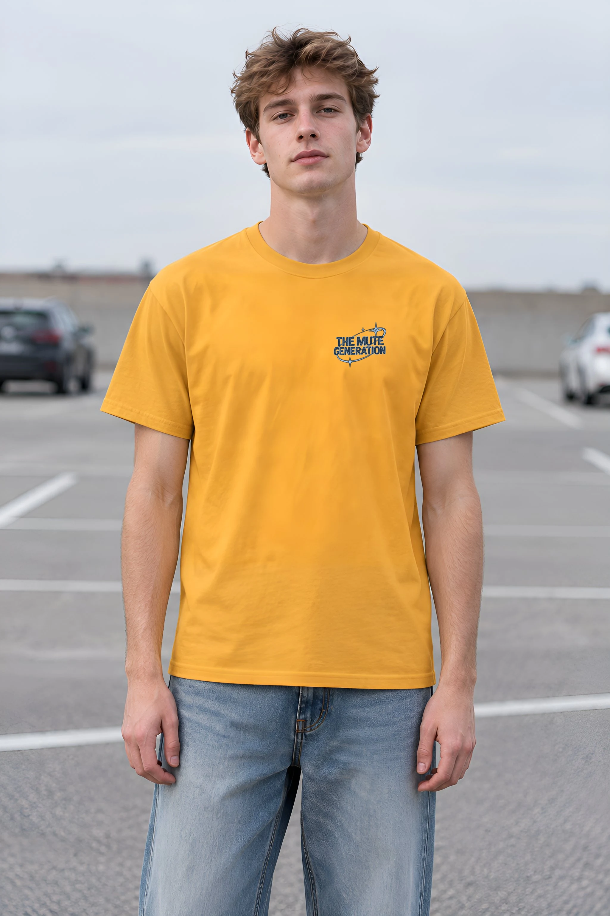 "Quiet Revolution" Heavyweight Unisex Crewneck T-shirt
