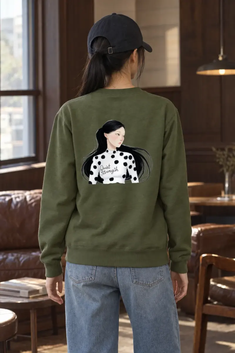 "Quiet Strength" Heavy Blend Unisex Crewneck Sweatshirt