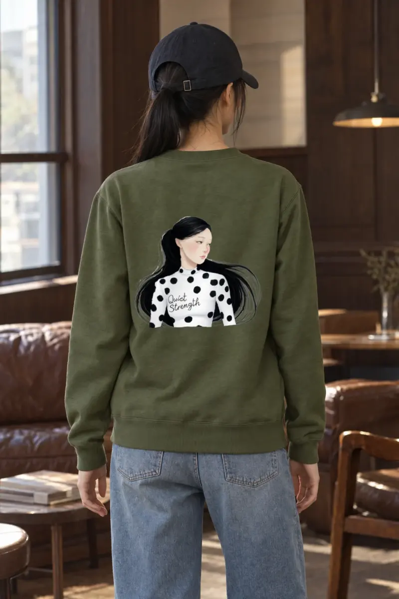 "Quiet Strength" Heavy Blend Unisex Crewneck Sweatshirt