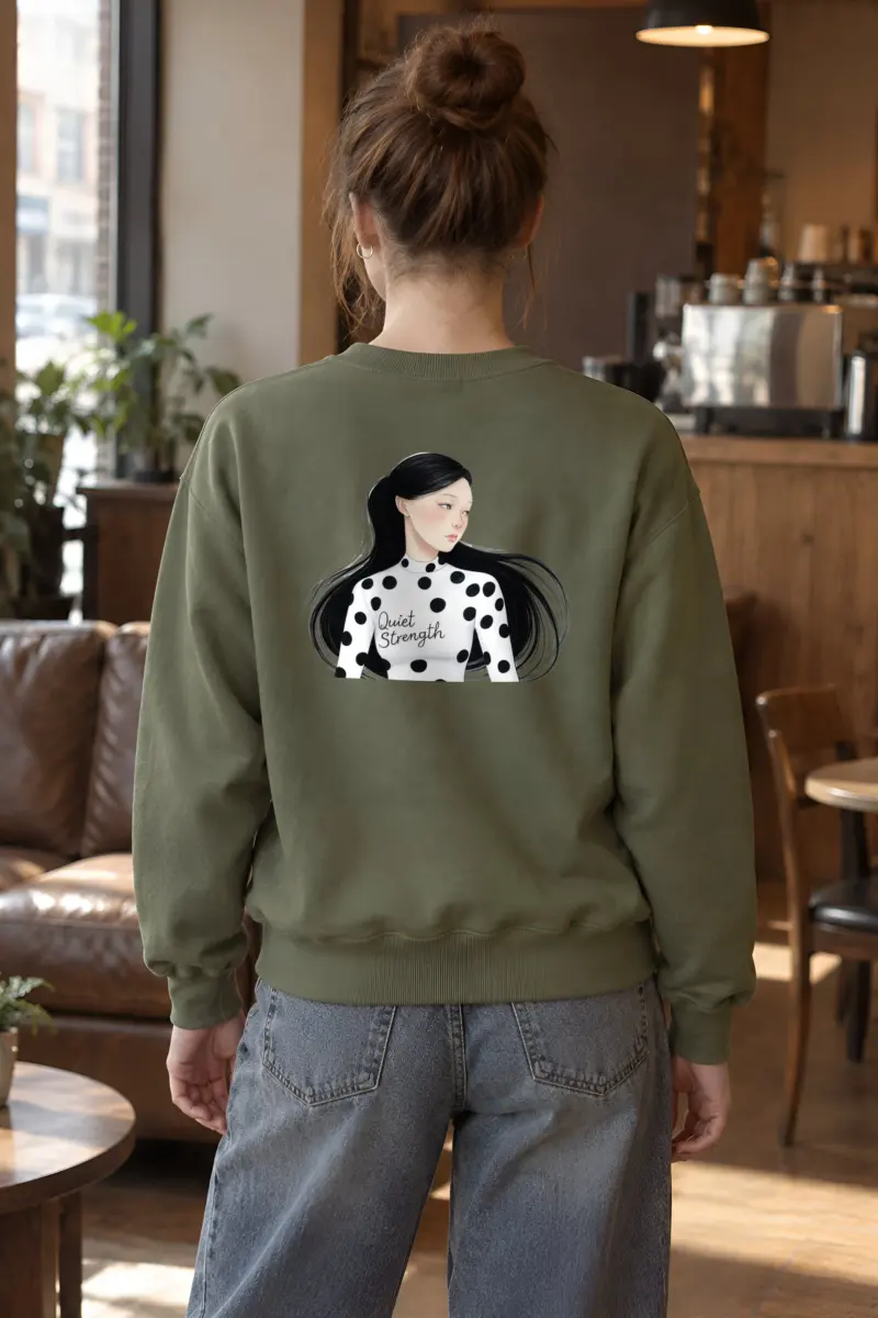 "Quiet Strength" Heavy Blend Unisex Crewneck Sweatshirt