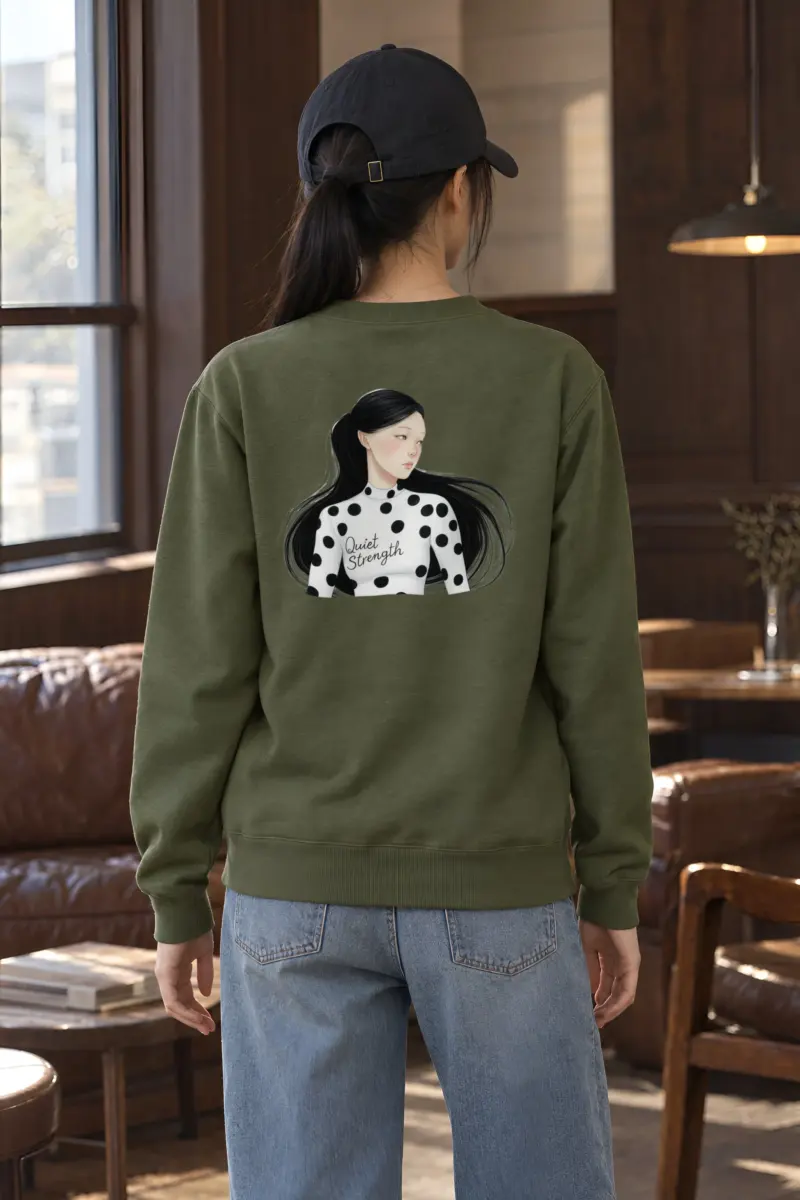 "Quiet Strength" Heavy Blend Unisex Crewneck Sweatshirt