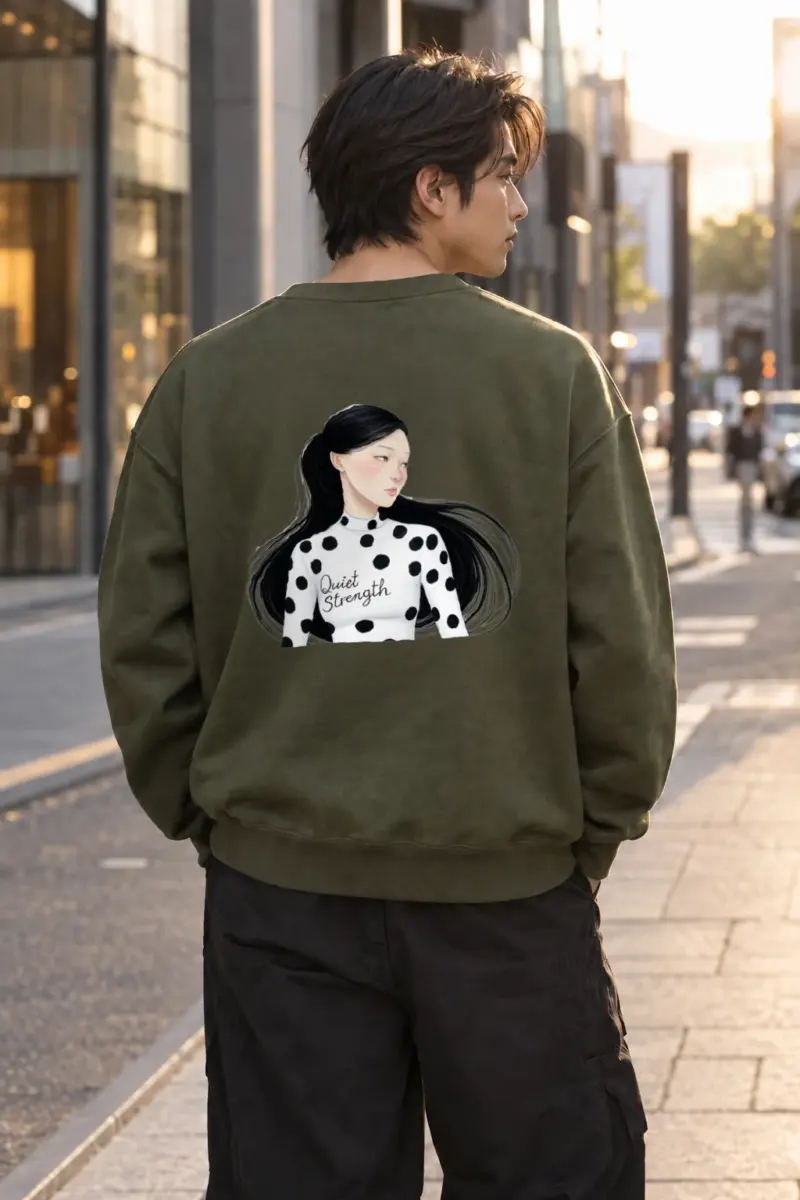 "Quiet Strength" Heavy Blend Unisex Crewneck Sweatshirt | Gildan 18000