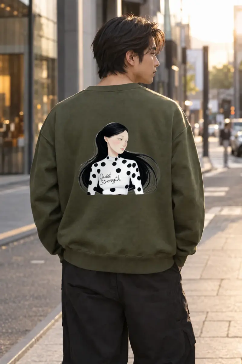 "Quiet Strength" Heavy Blend Unisex Crewneck Sweatshirt | Gildan 18000