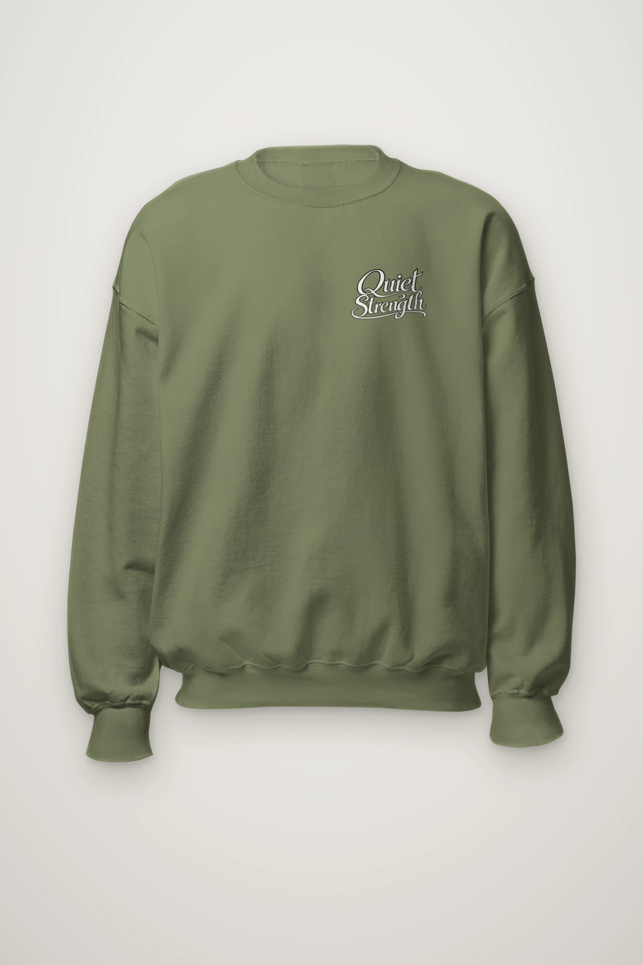 "Quiet Strength" Heavy Blend Unisex Crewneck Sweatshirt