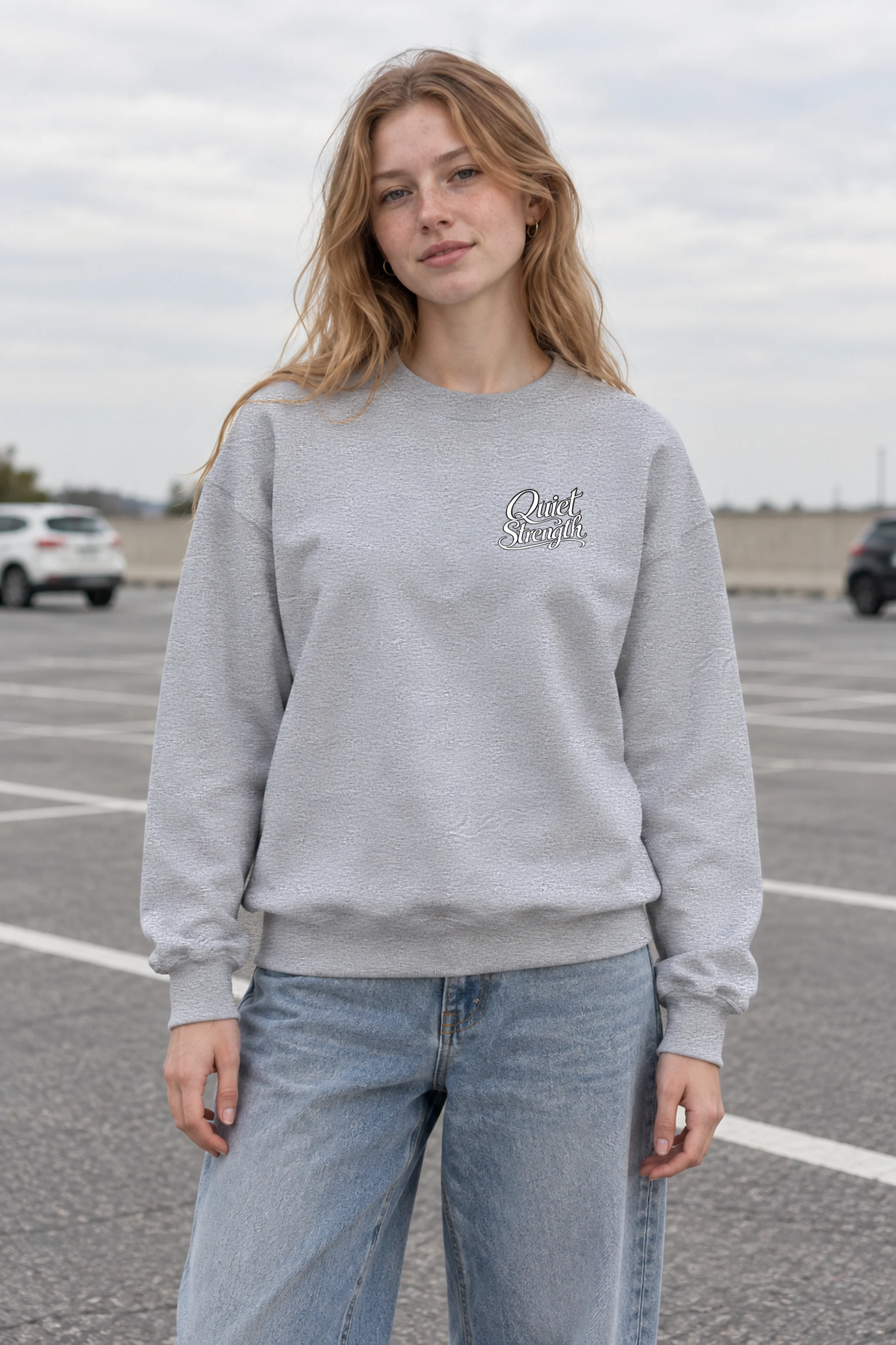 "Quiet Strength" 1 Crewneck Sweatshirt