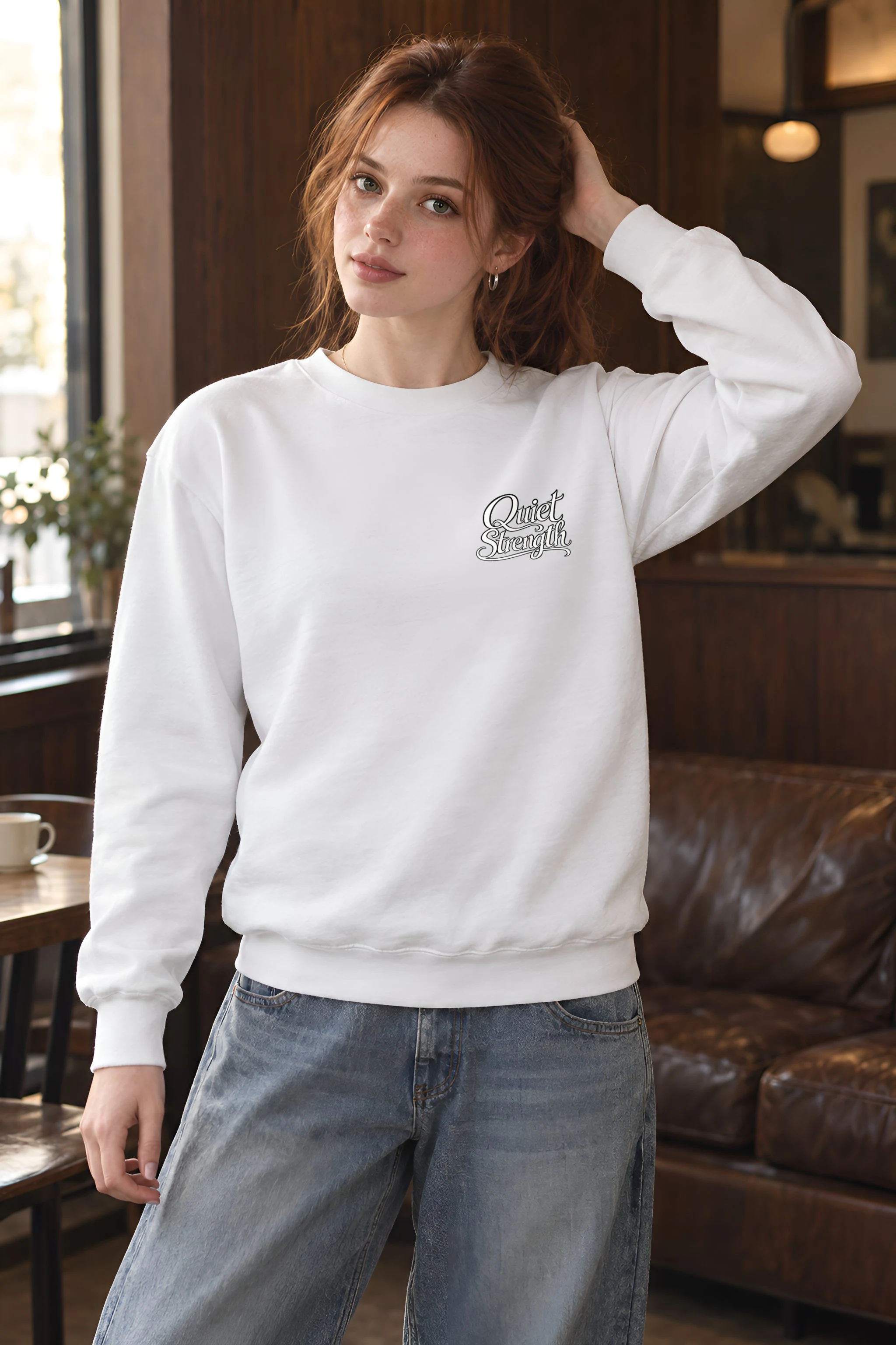 "Quiet Strength" 1 Crewneck Sweatshirt